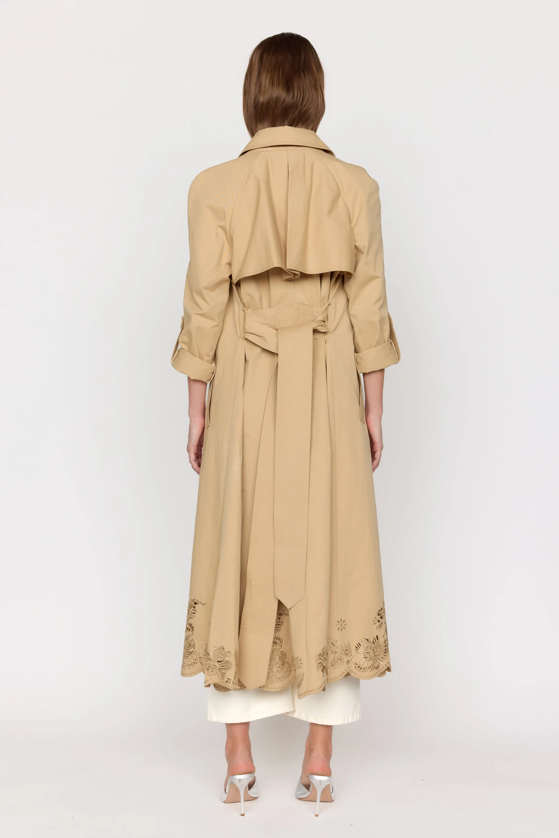 Pax Trench Coat - Sand sold by Christy Lynn product image thumbnail 3