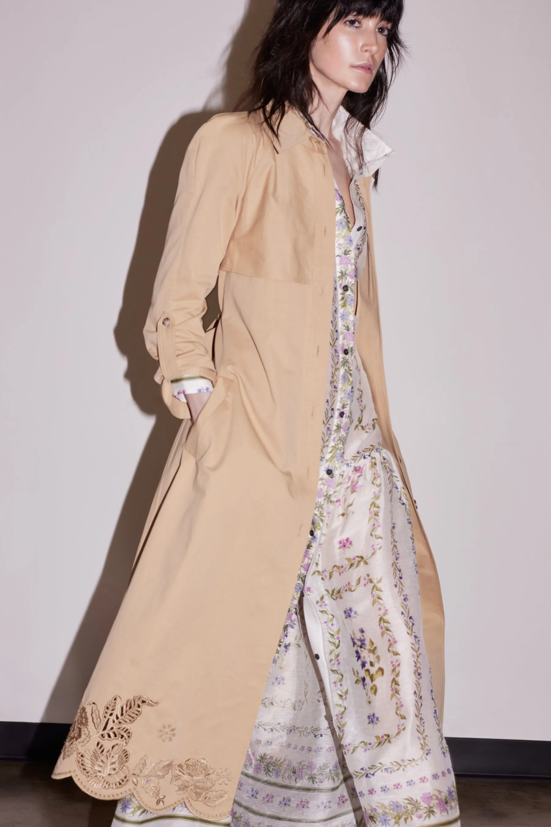 Pax Trench Coat - Sand sold by Christy Lynn product image thumbnail 2