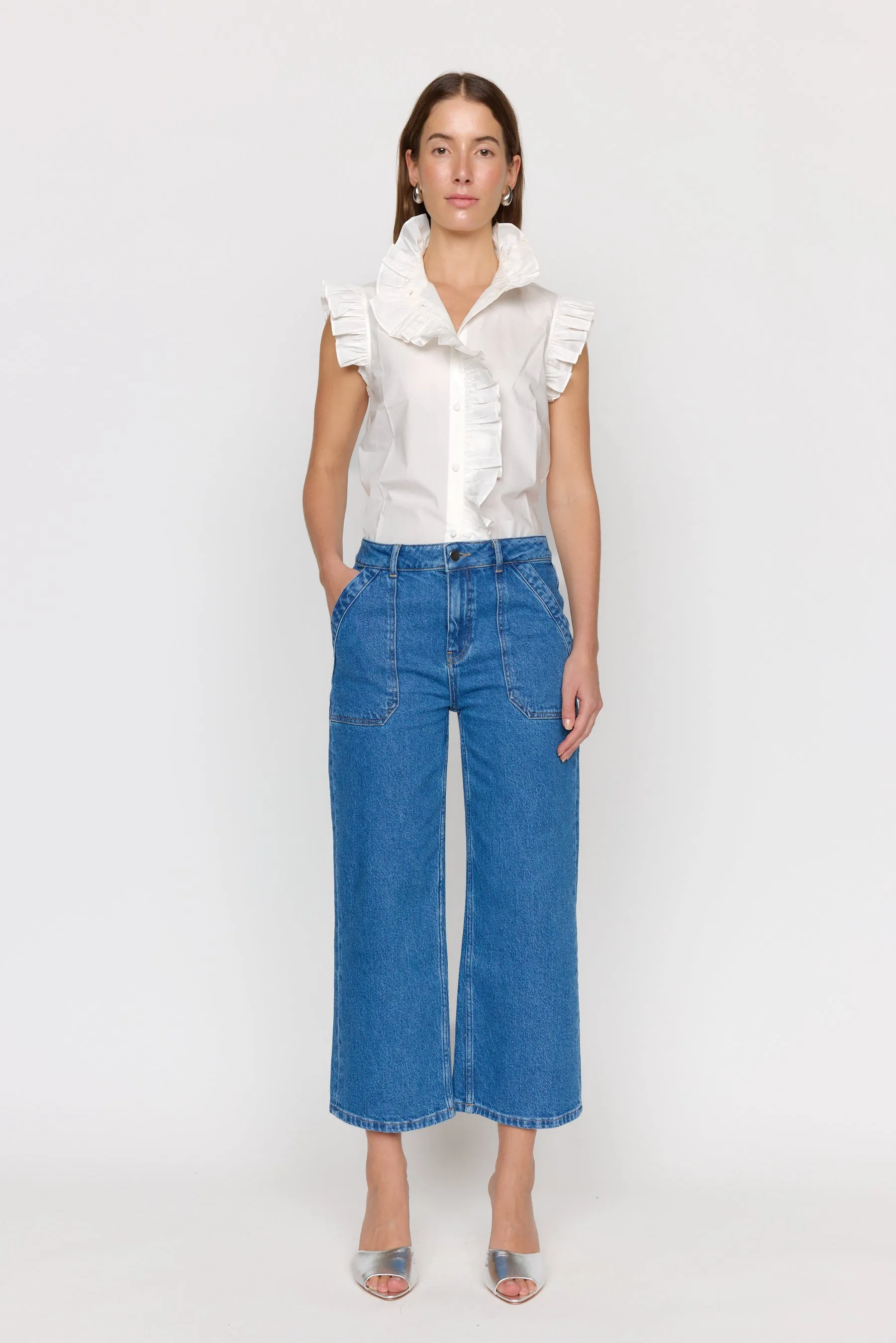 Dorian Pant - Blue Jean sold by Christy Lynn