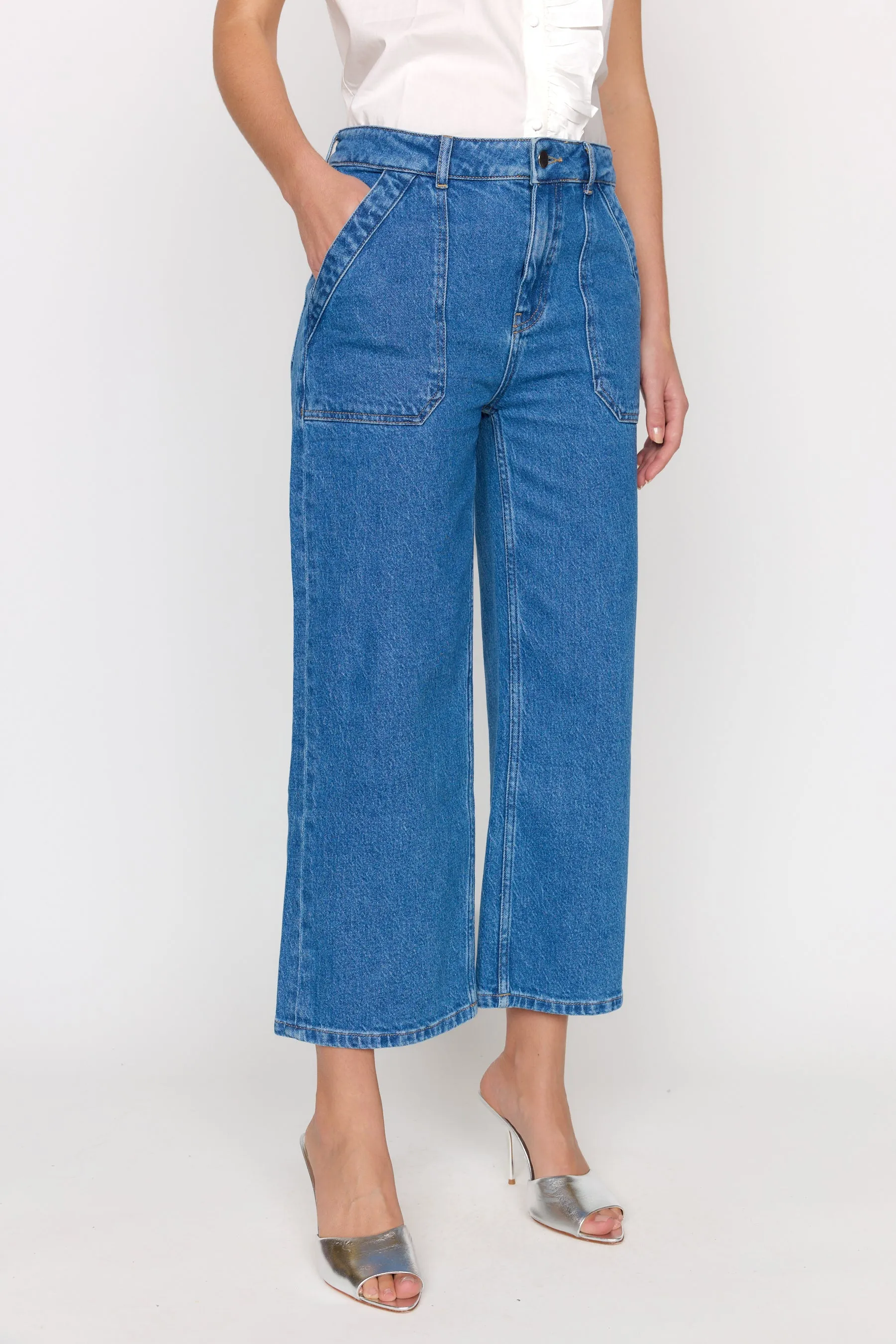 Dorian Pant - Blue Jean sold by Christy Lynn product image thumbnail 2