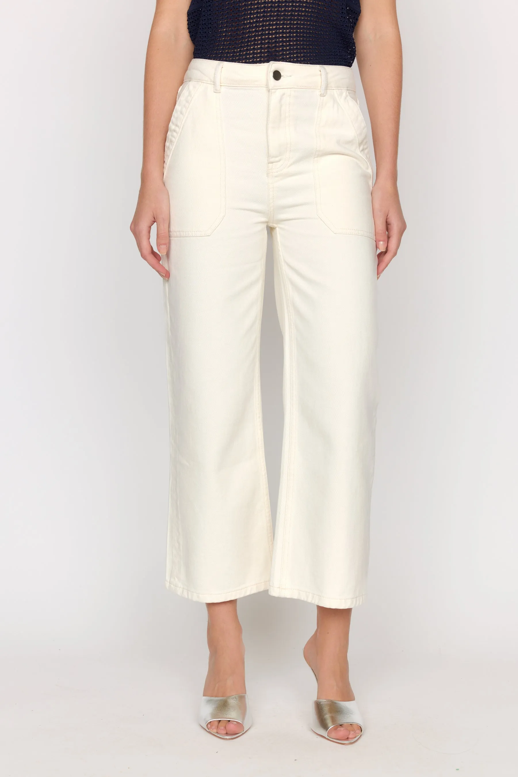 Dorian Pant - Ecru sold by Christy Lynn product image thumbnail 3