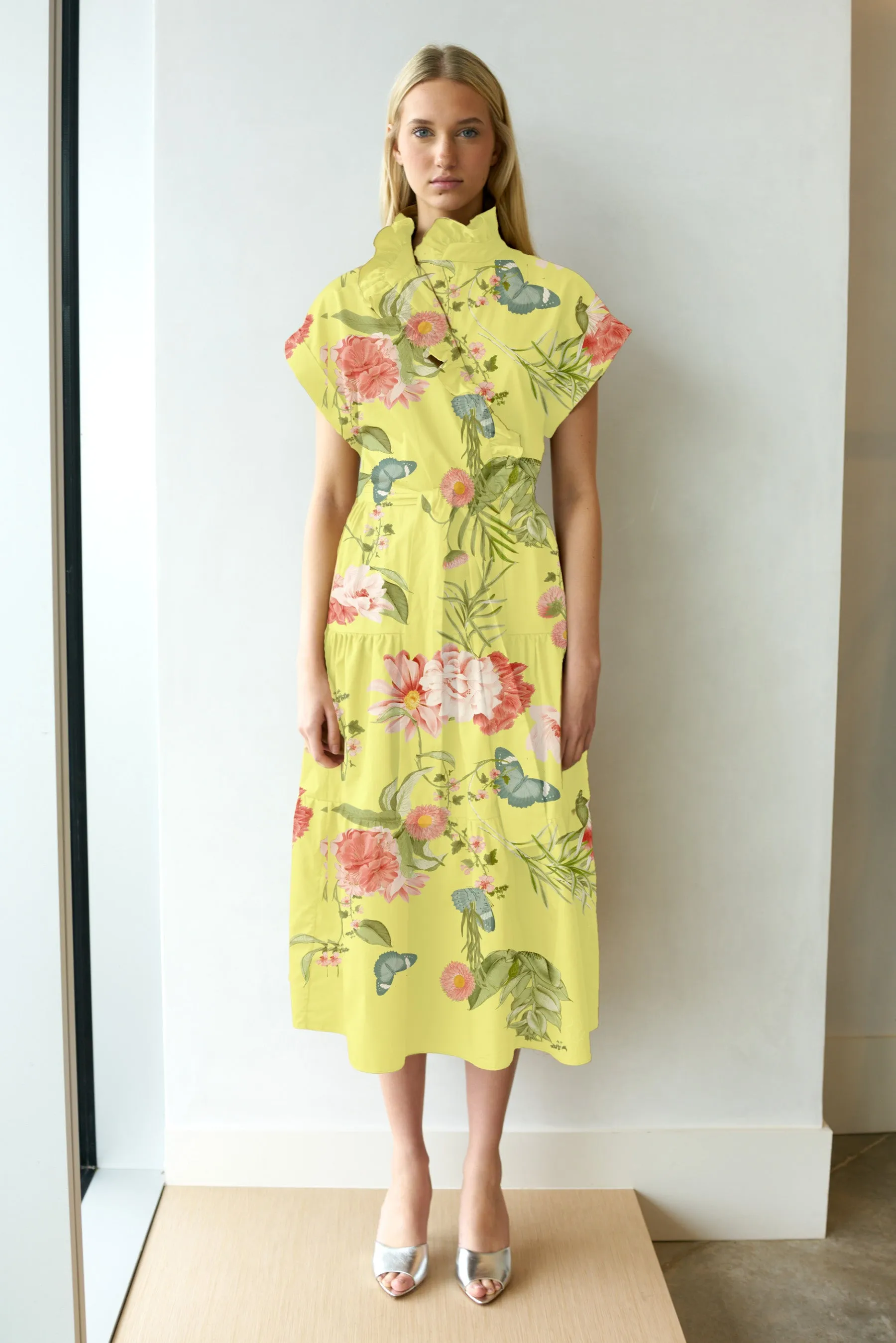 Estella Dress - Monarch Yellow sold by Christy Lynn