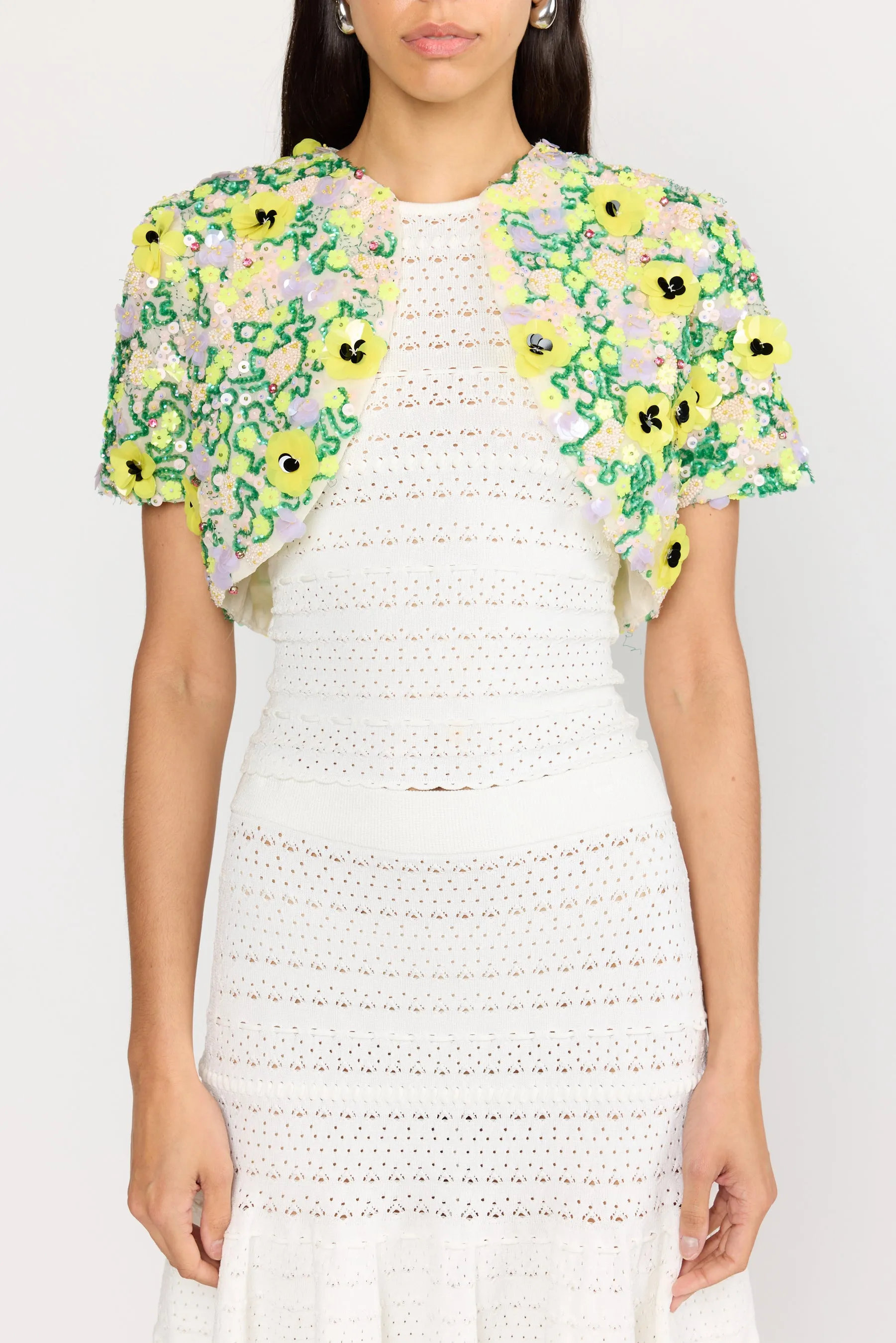 Ember Bolero - Garden Sequin sold by Christy Lynn