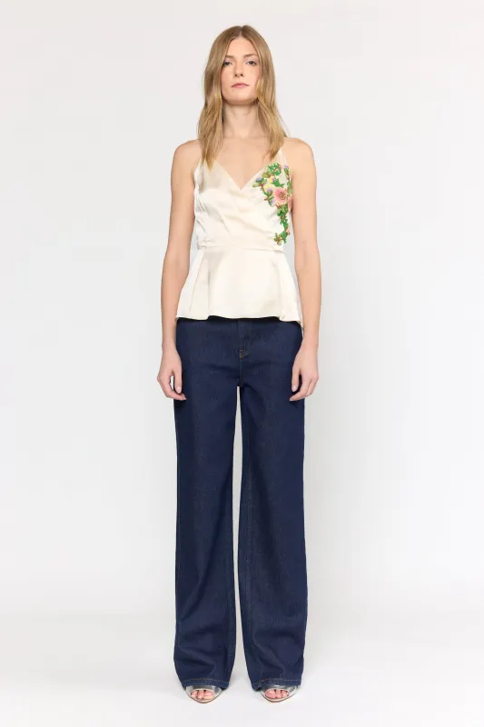 Ariana Top - Garden Embroidery sold by Christy Lynn