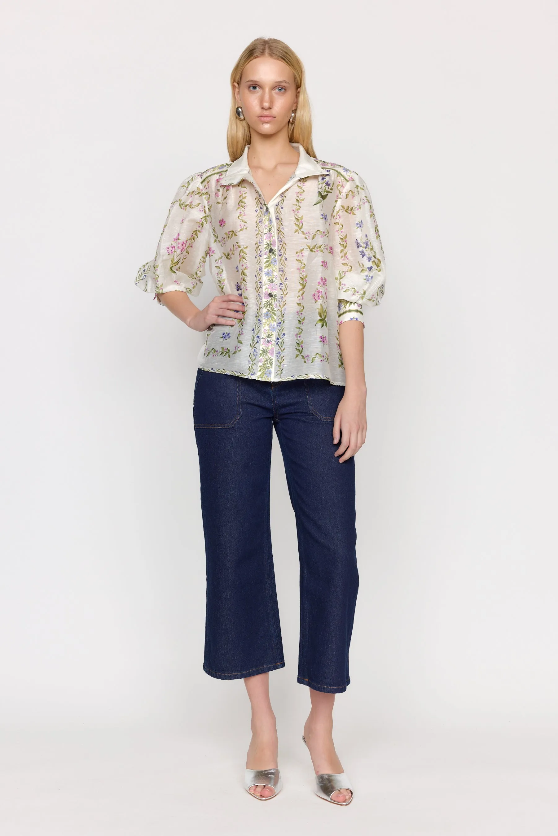 Maisy Top - Mosaic Ivory sold by Christy Lynn