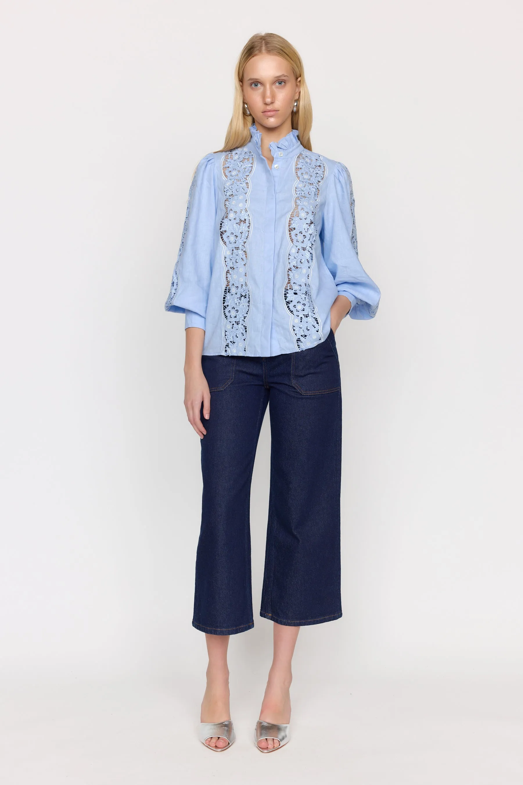 Riley Top - Sky sold by Christy Lynn