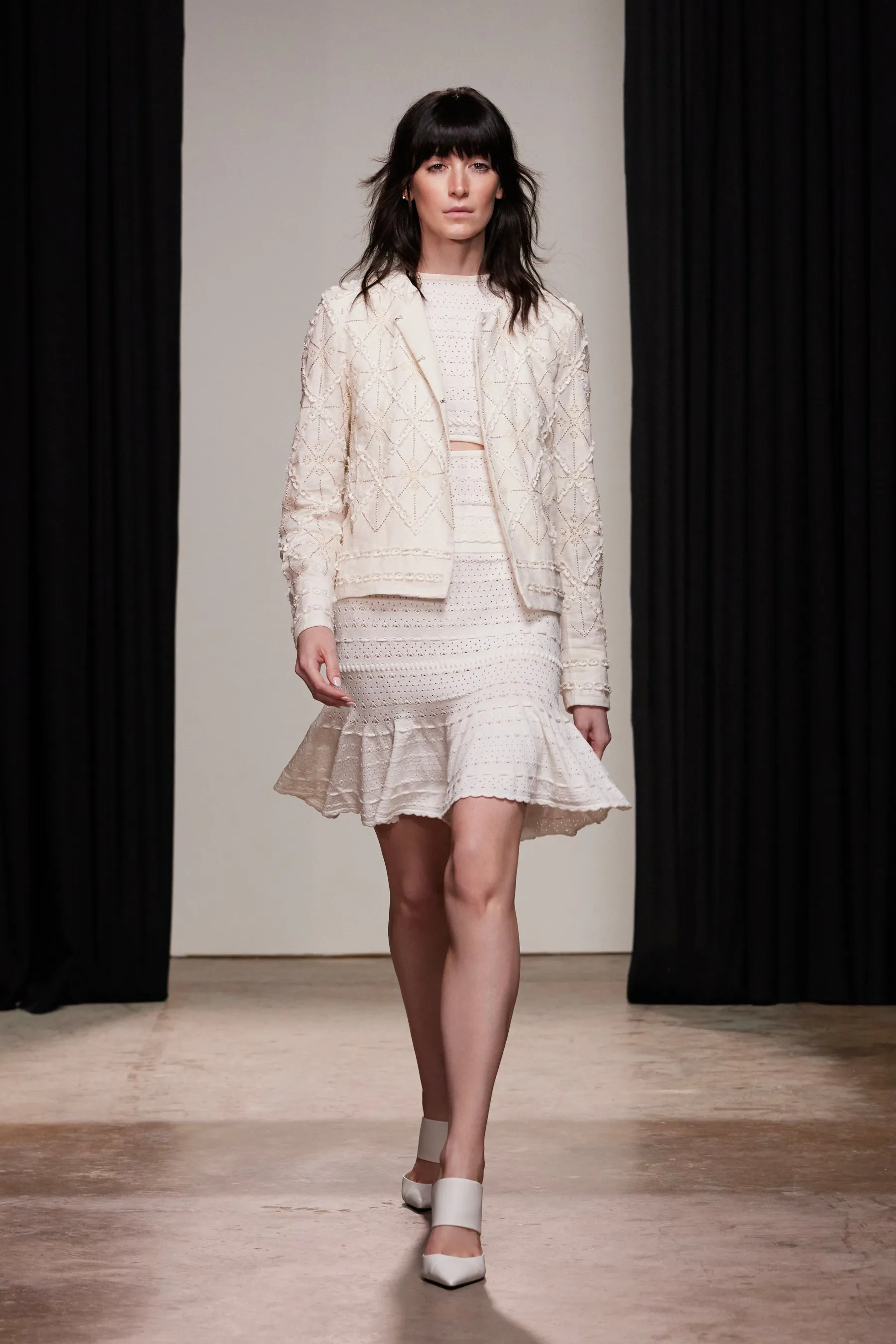 Jessie Jacket - White sold by Christy Lynn