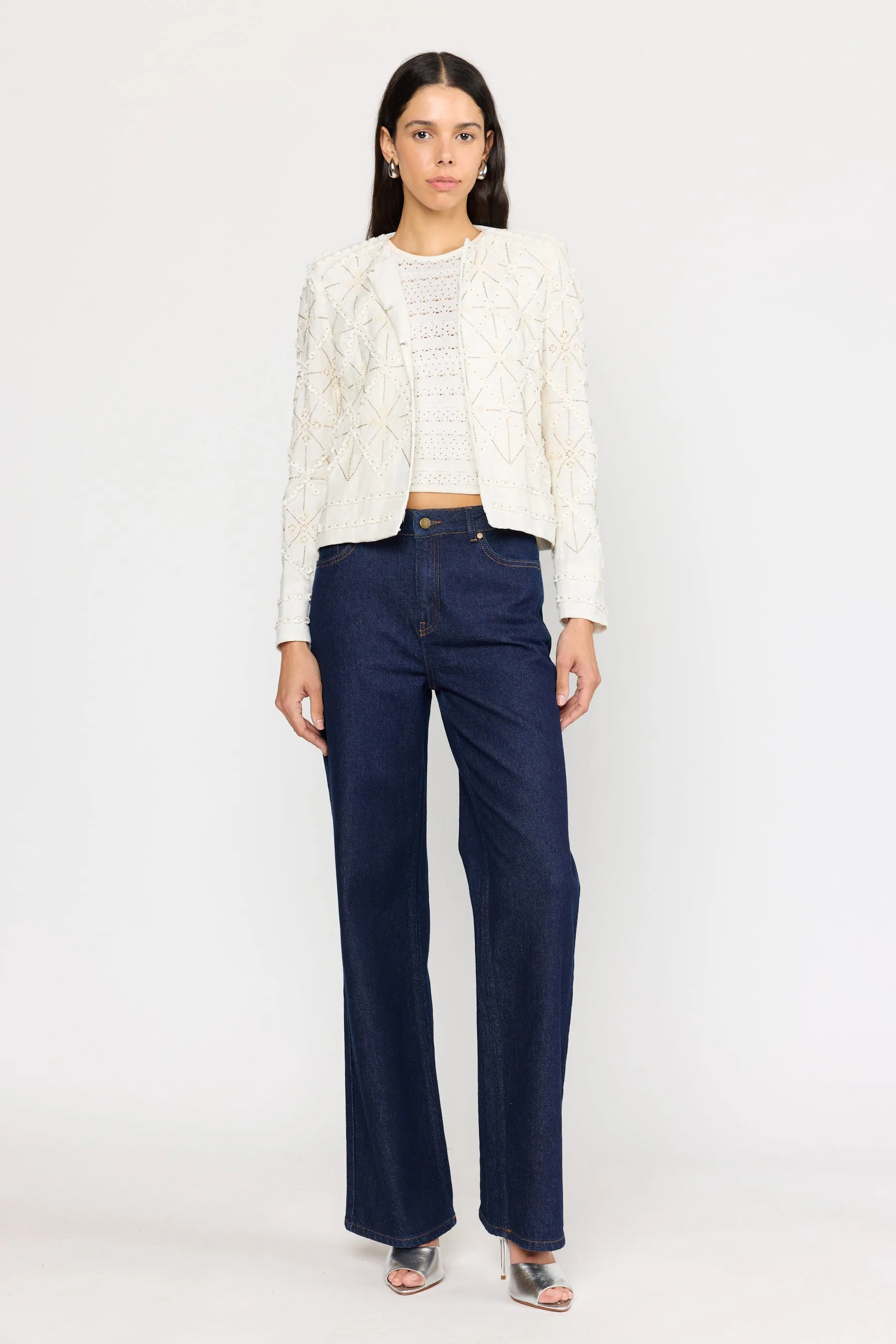 Jessie Jacket - White sold by Christy Lynn product image thumbnail 3