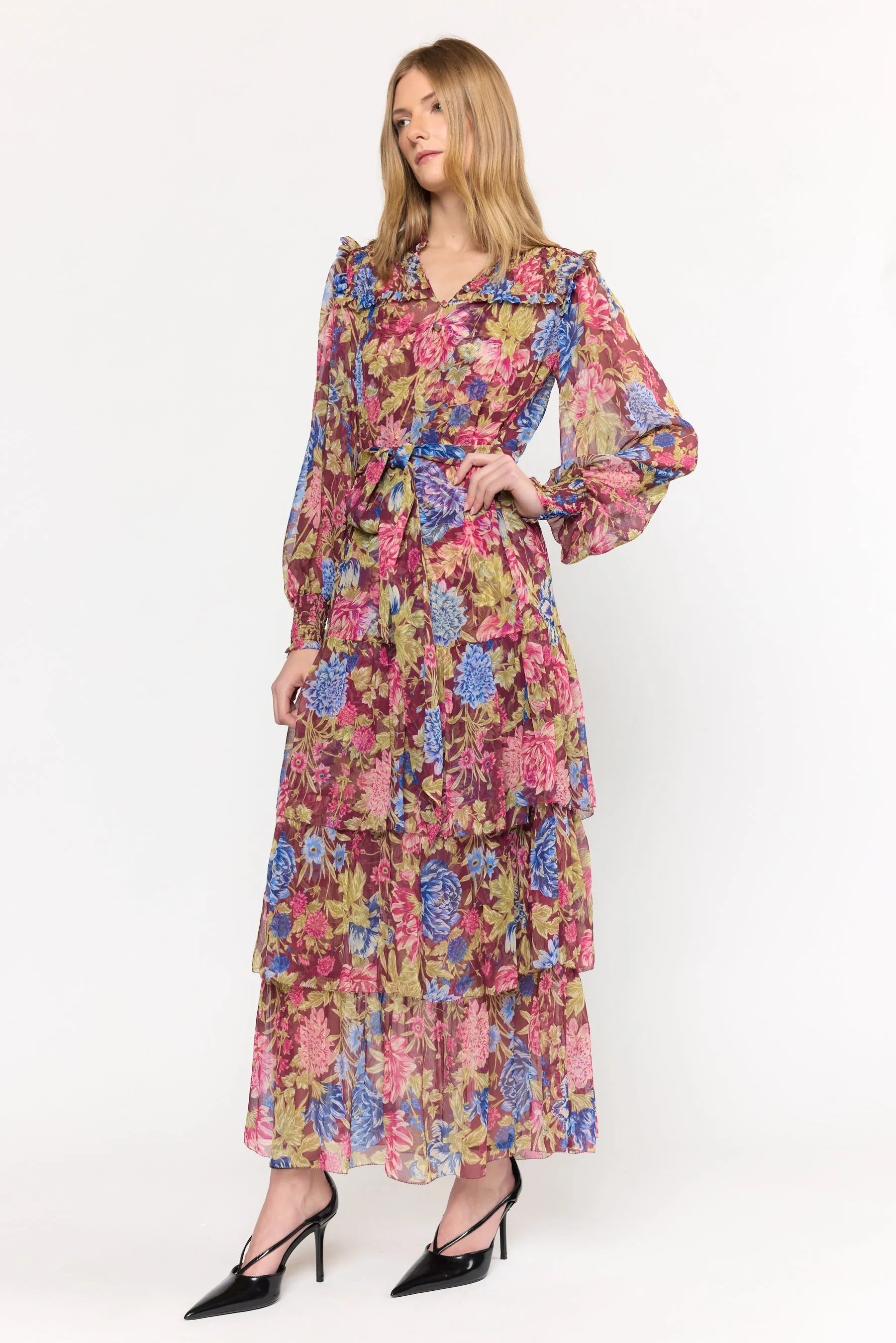 Ana Dress - Carmine Floral sold by Christy Lynn product image thumbnail 4