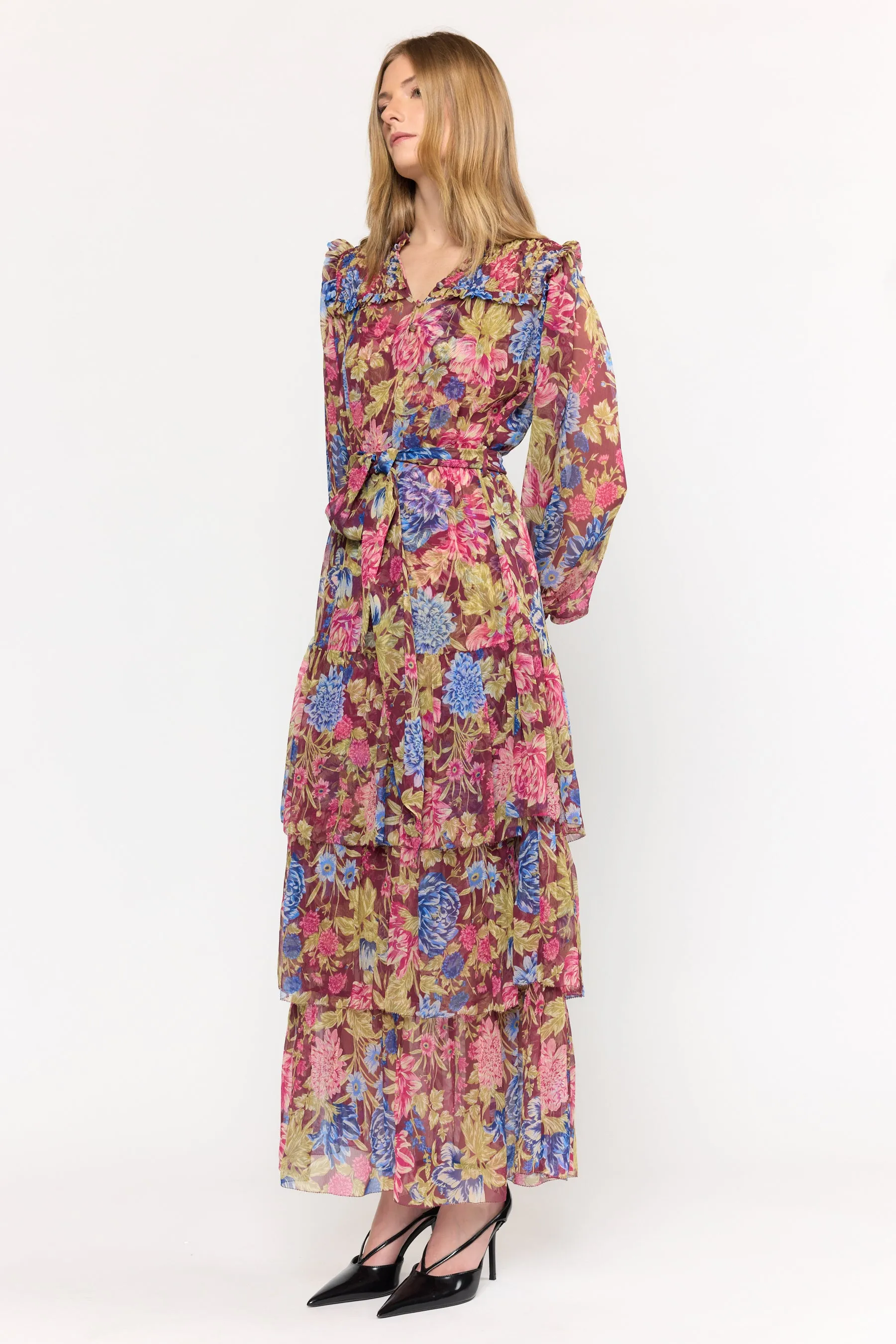 Ana Dress - Carmine Floral sold by Christy Lynn product image thumbnail 3