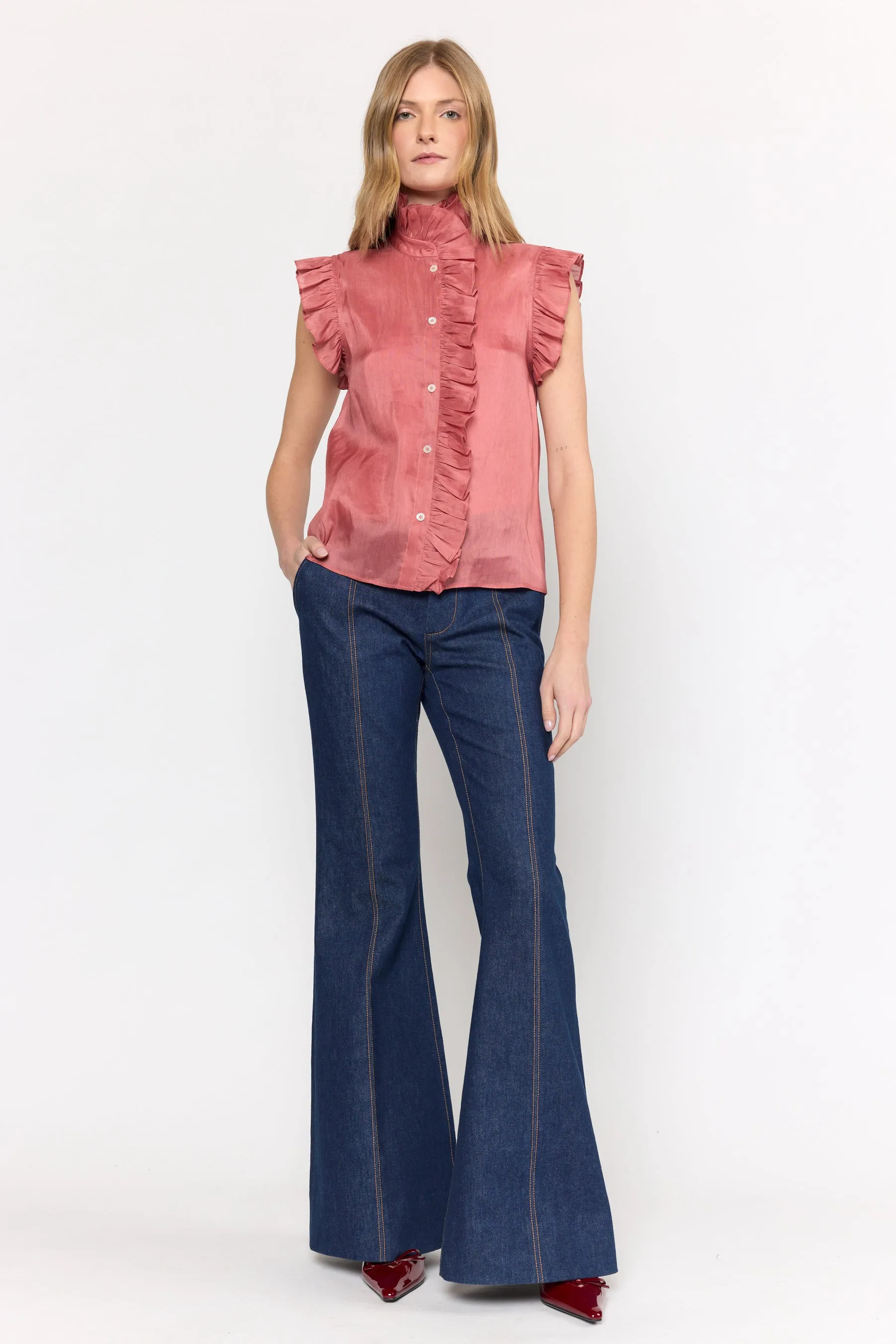 Marfa Top - Dusty Rose sold by Christy Lynn