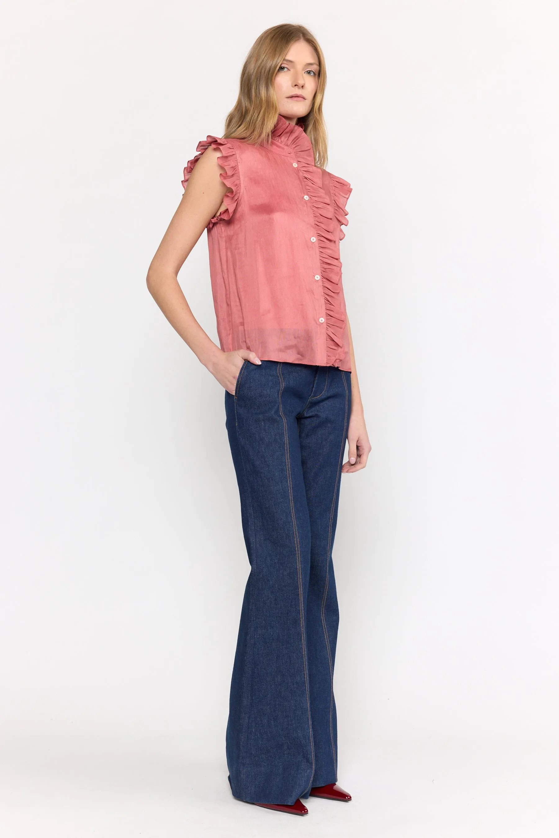 Marfa Top - Dusty Rose sold by Christy Lynn product image thumbnail 5