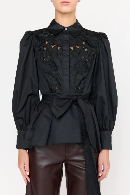 Mazzara Top - Black made by Christy Lynn