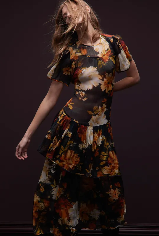 Mallories Dress - Amber Glow sold by Christy Lynn