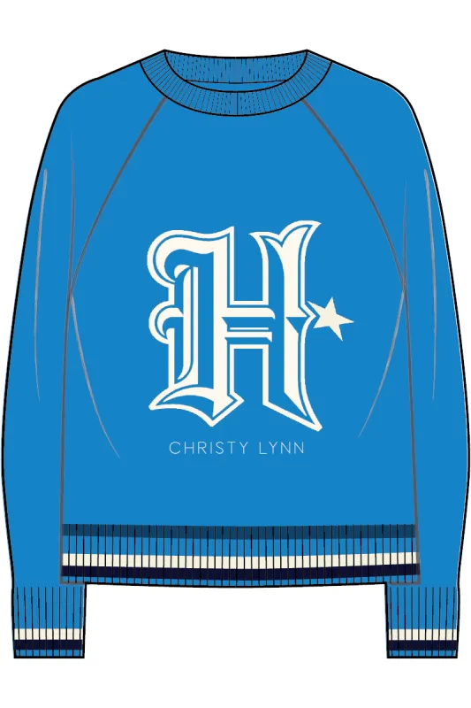 Texans H Logo Sweater - H-Town Blue sold by Christy Lynn