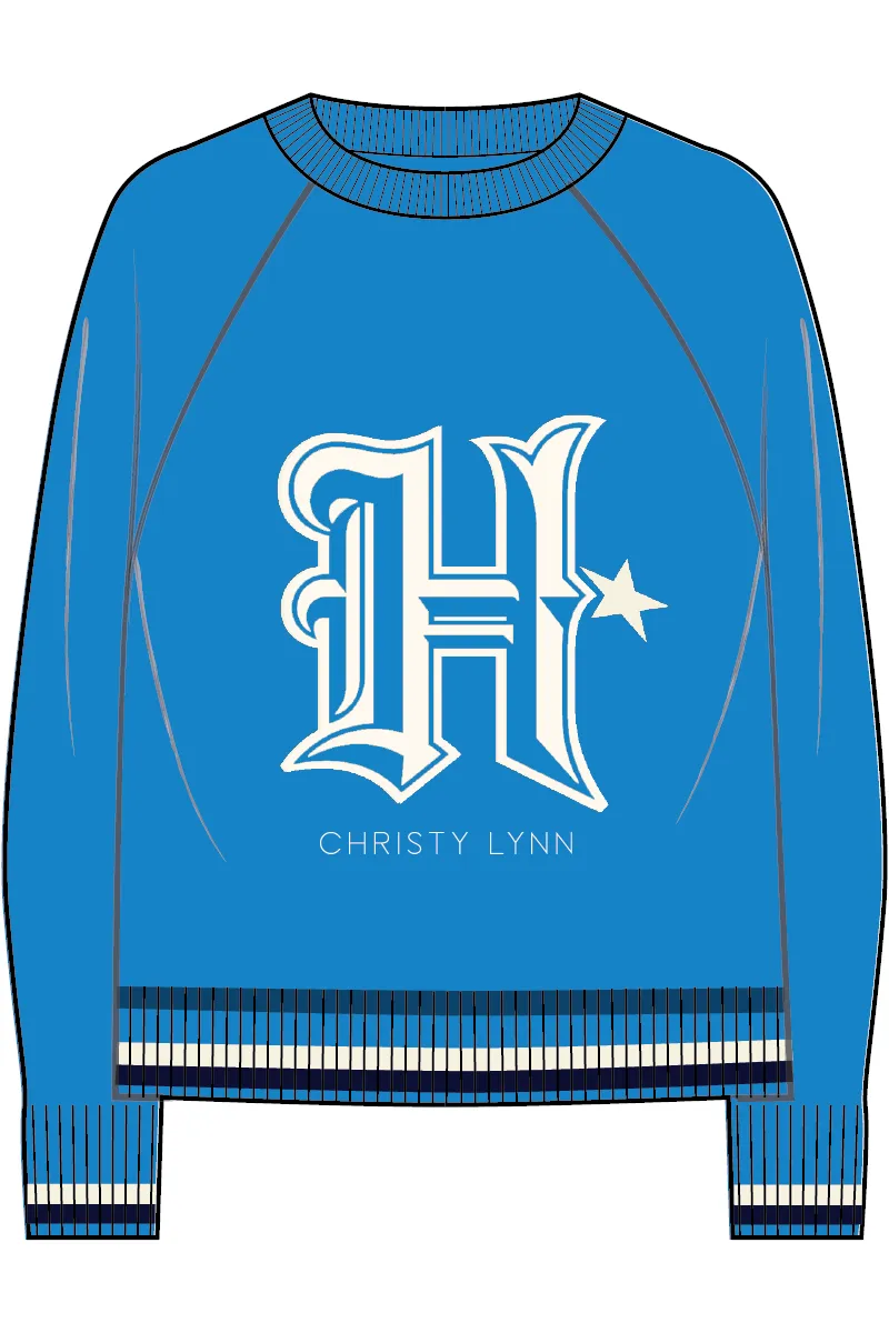 Texans H Logo Sweater - H-Town Blue sold by Christy Lynn