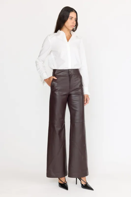 Zoe Pant - Burgundy sold by Christy Lynn