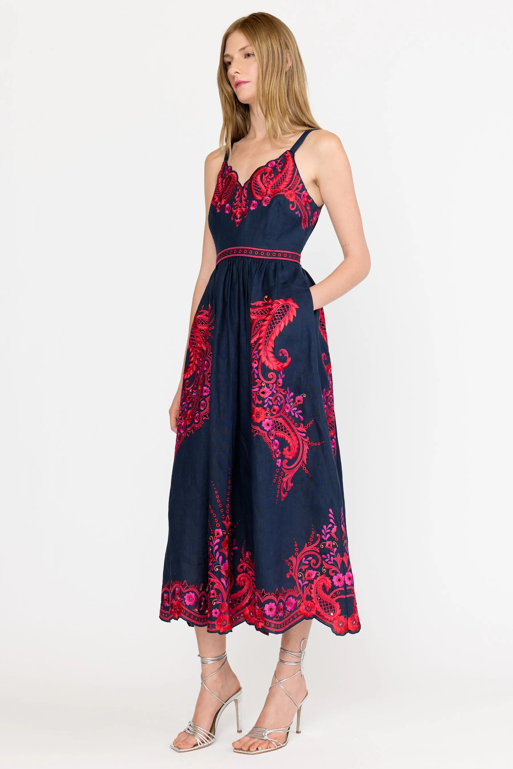 Holly Dress - Midnight Rosaria sold by Christy Lynn product image thumbnail 3