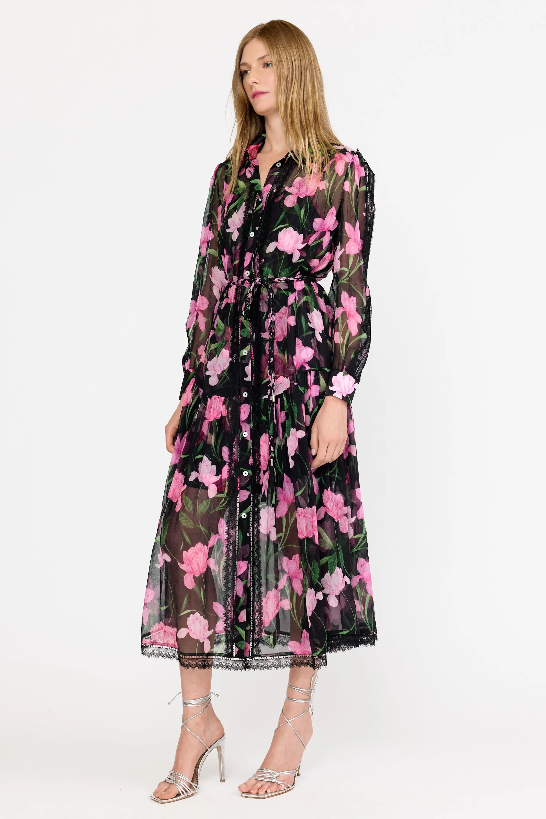 Kristina Dress - Onyx Florette sold by Christy Lynn product image thumbnail 5