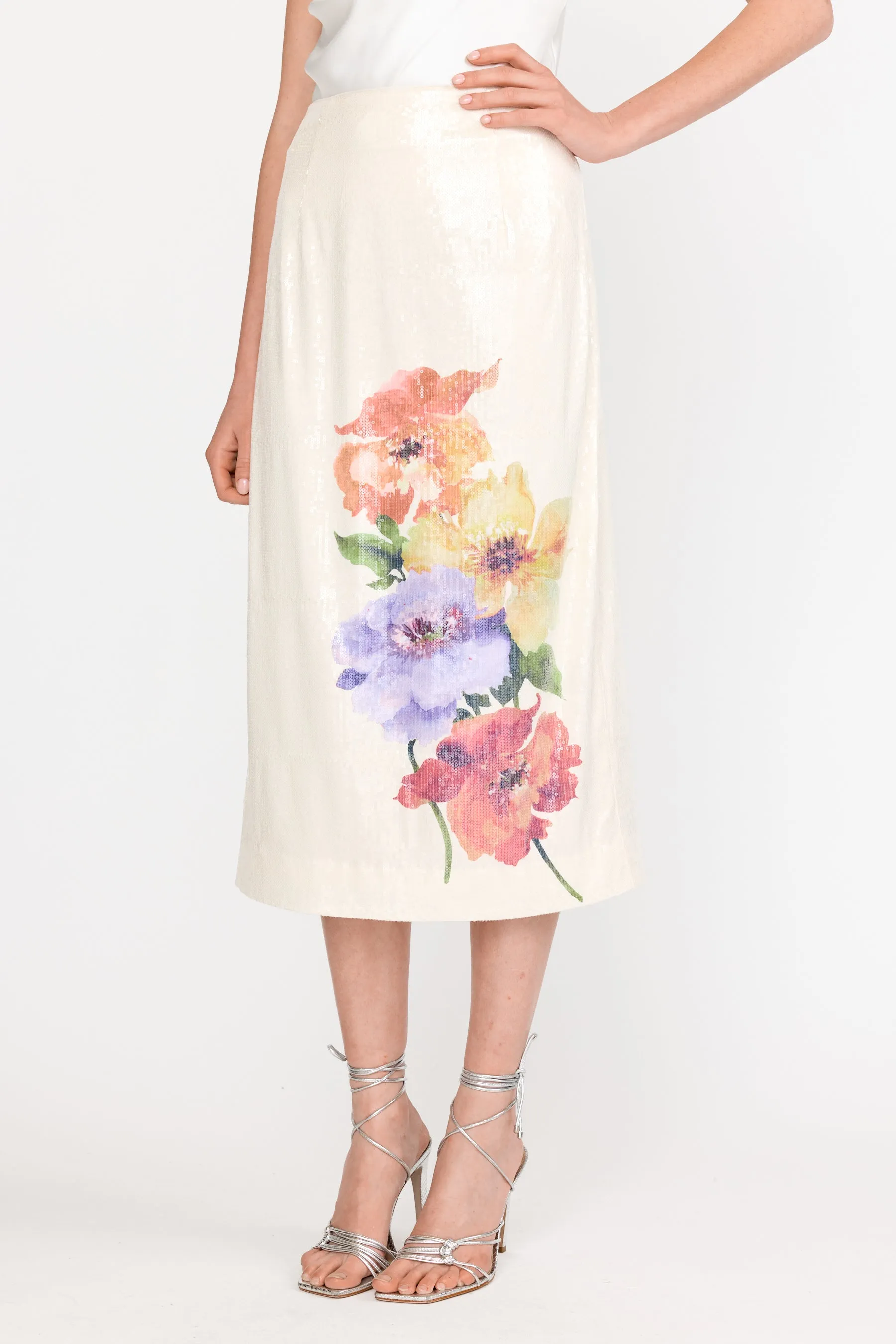 Aldric Skirt - Winter Bloom sold by Christy Lynn