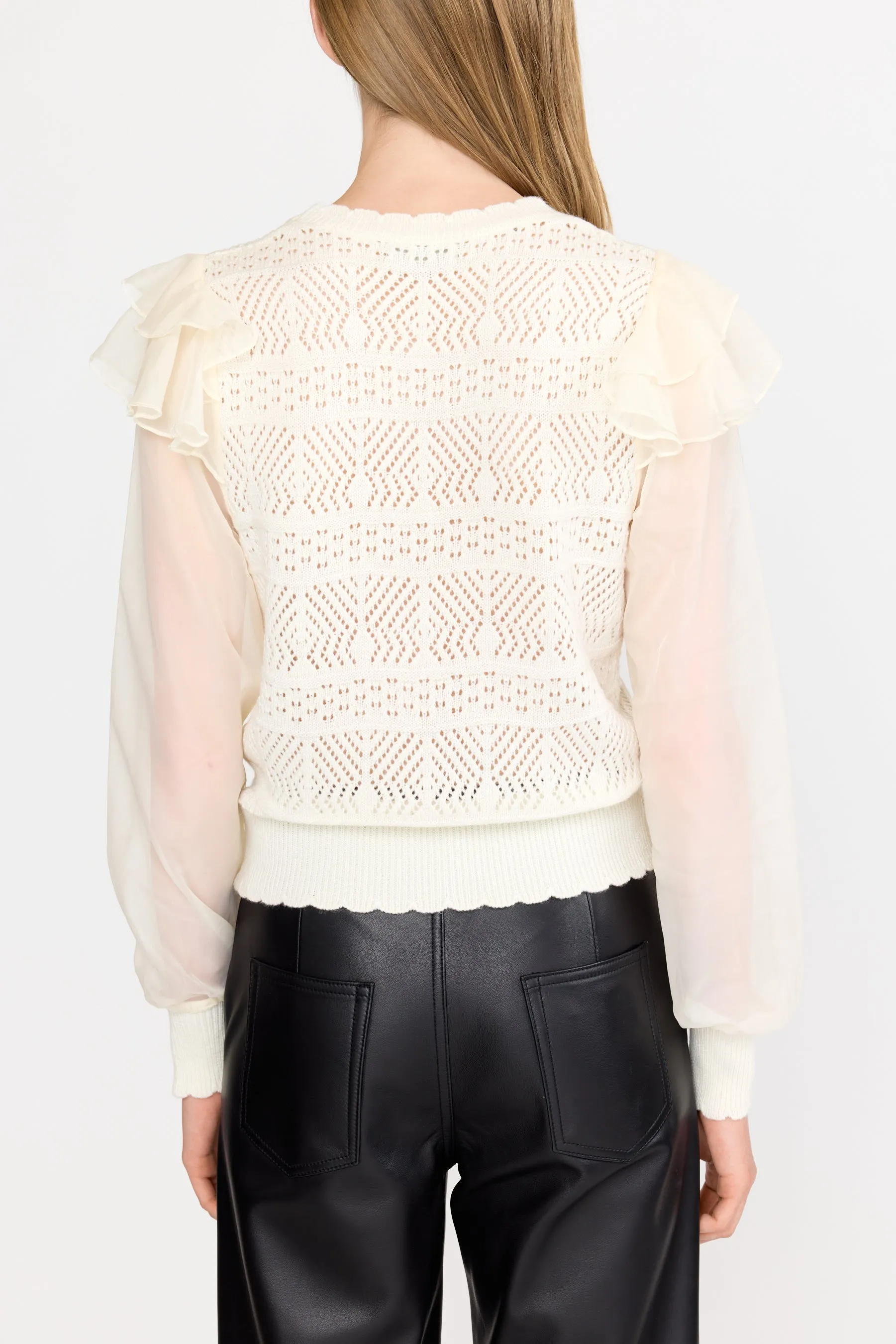 Dahlia Sweater - Ivory sold by Christy Lynn product image thumbnail 4