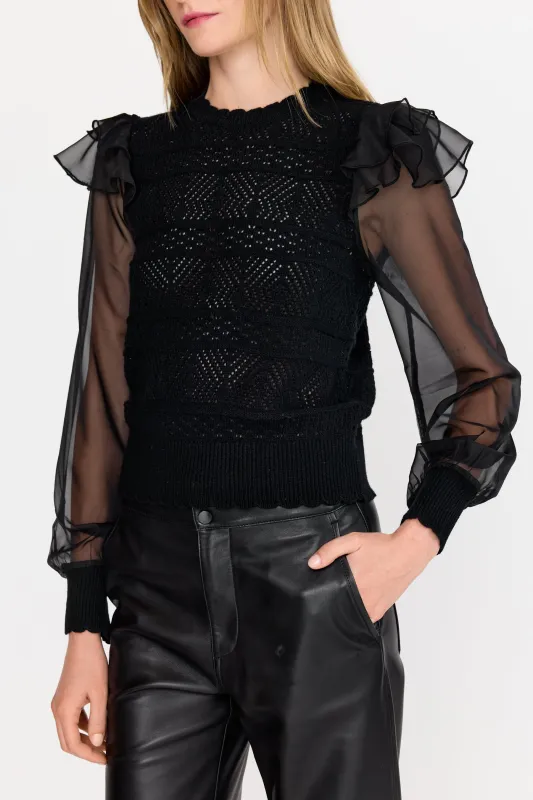 Dahlia Sweater - Black sold by Christy Lynn