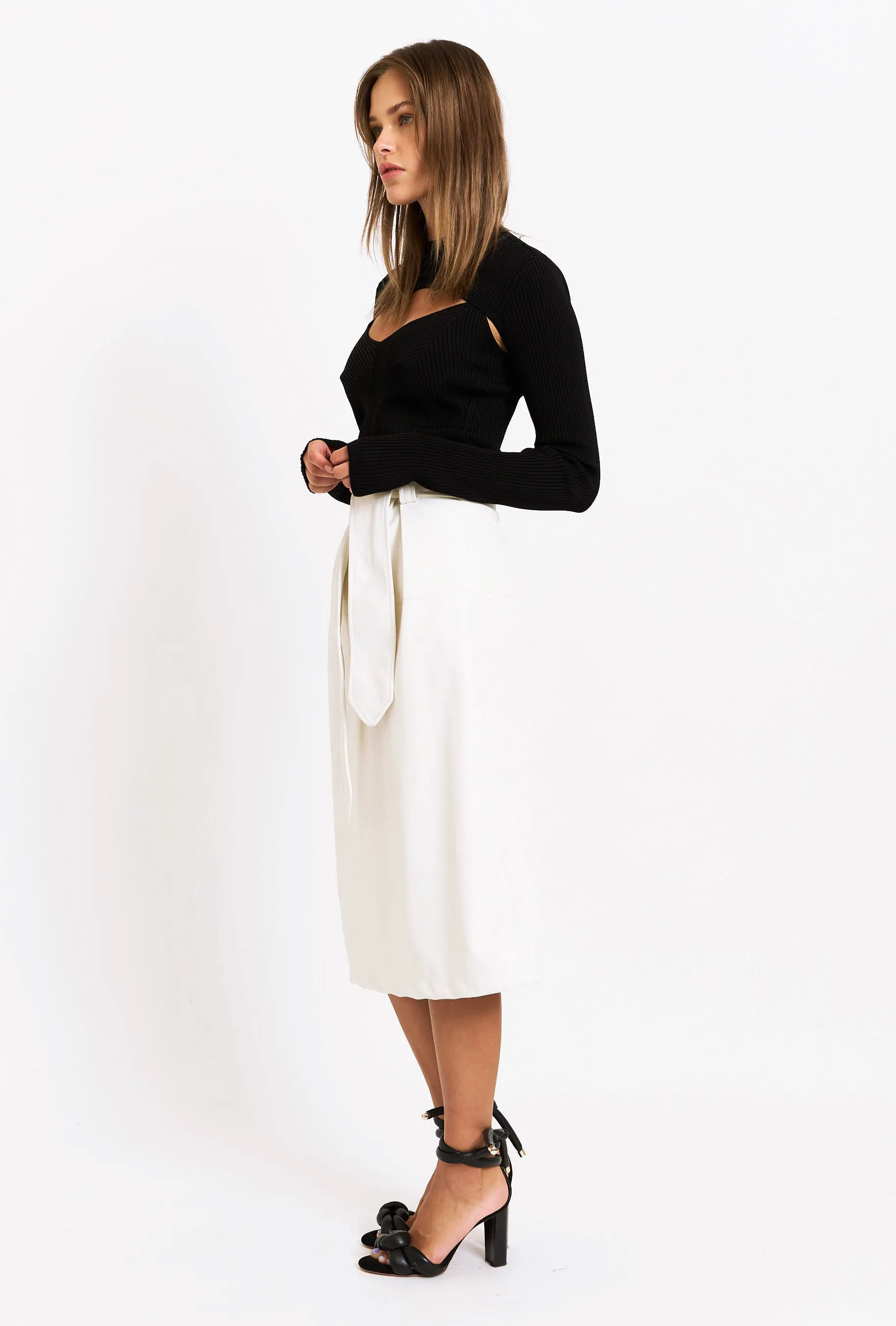 Paola Skirt- Bone sold by Christy Lynn product image thumbnail 2