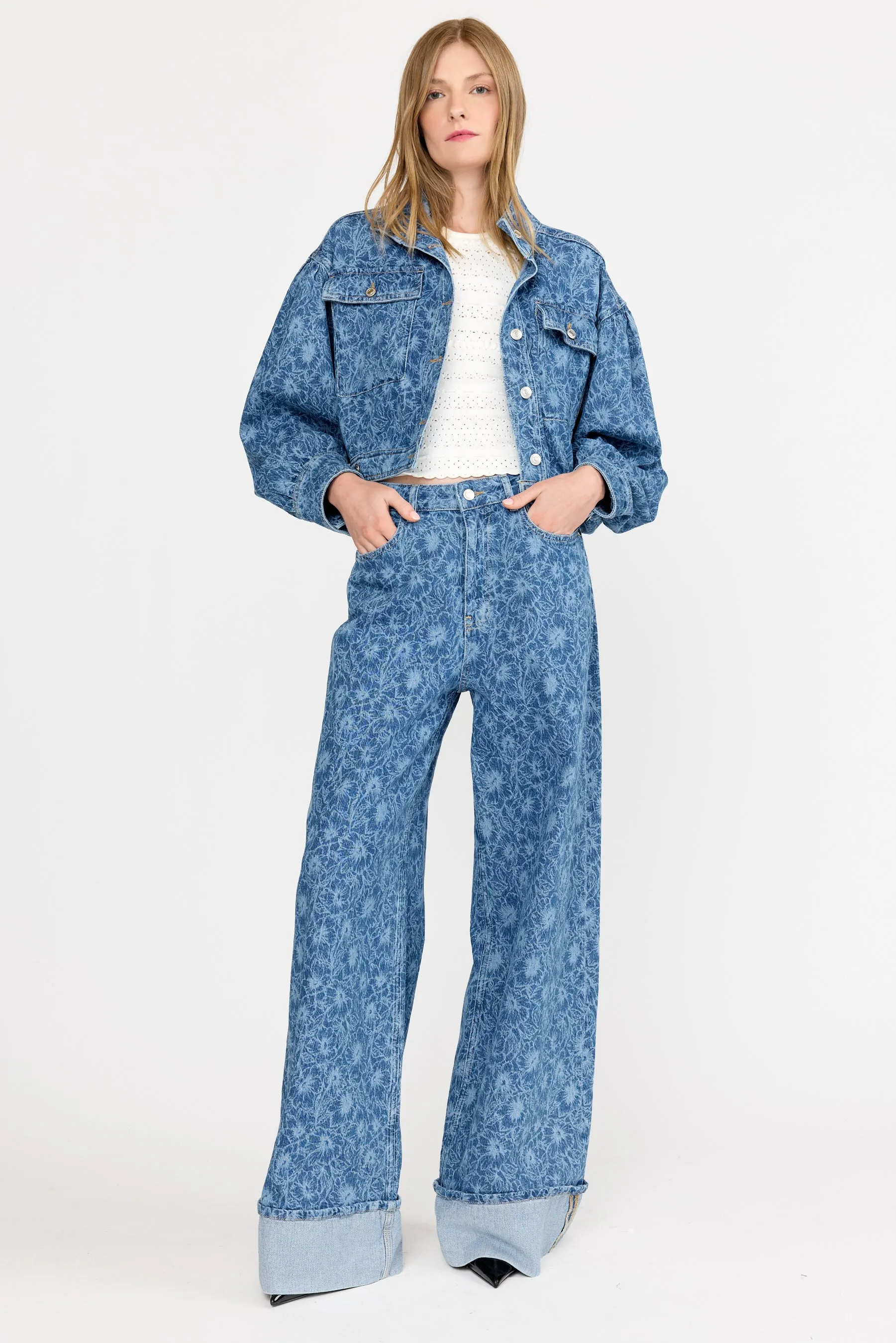 Monroe Jacket - Etched Americana sold by Christy Lynn