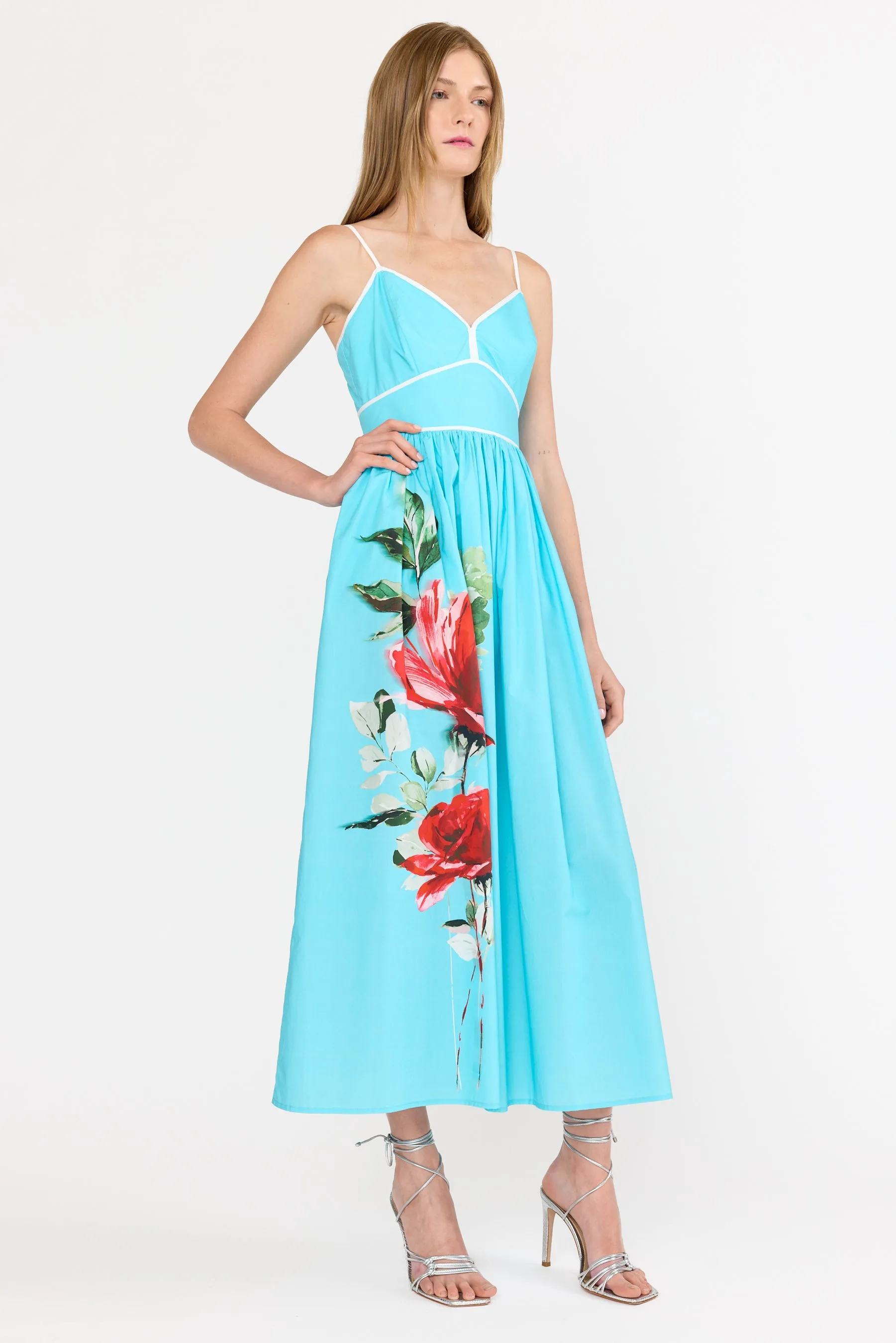 Leilani Dress - Turquoise Rose sold by Christy Lynn product image thumbnail 4