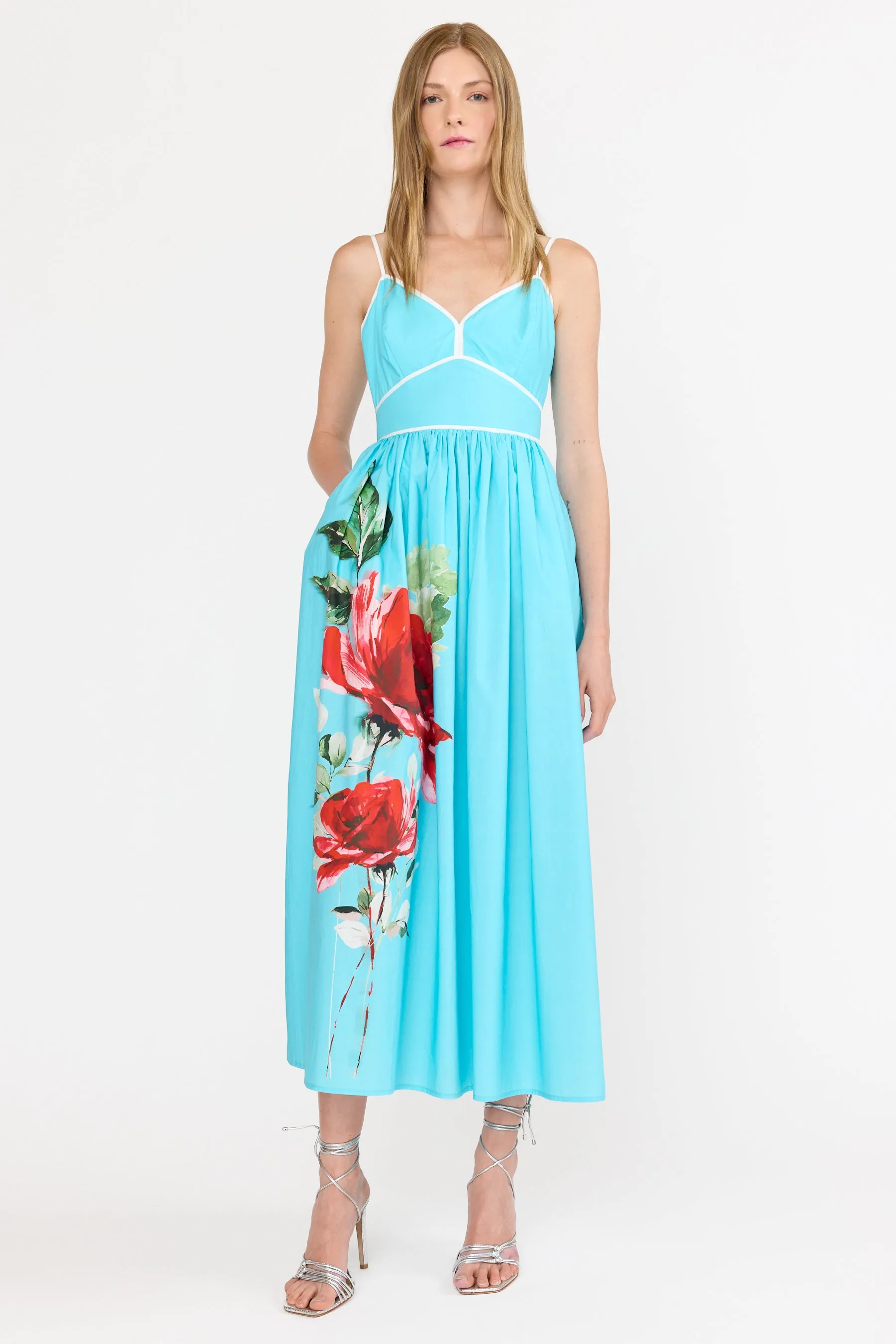 Leilani Dress - Turquoise Rose sold by Christy Lynn