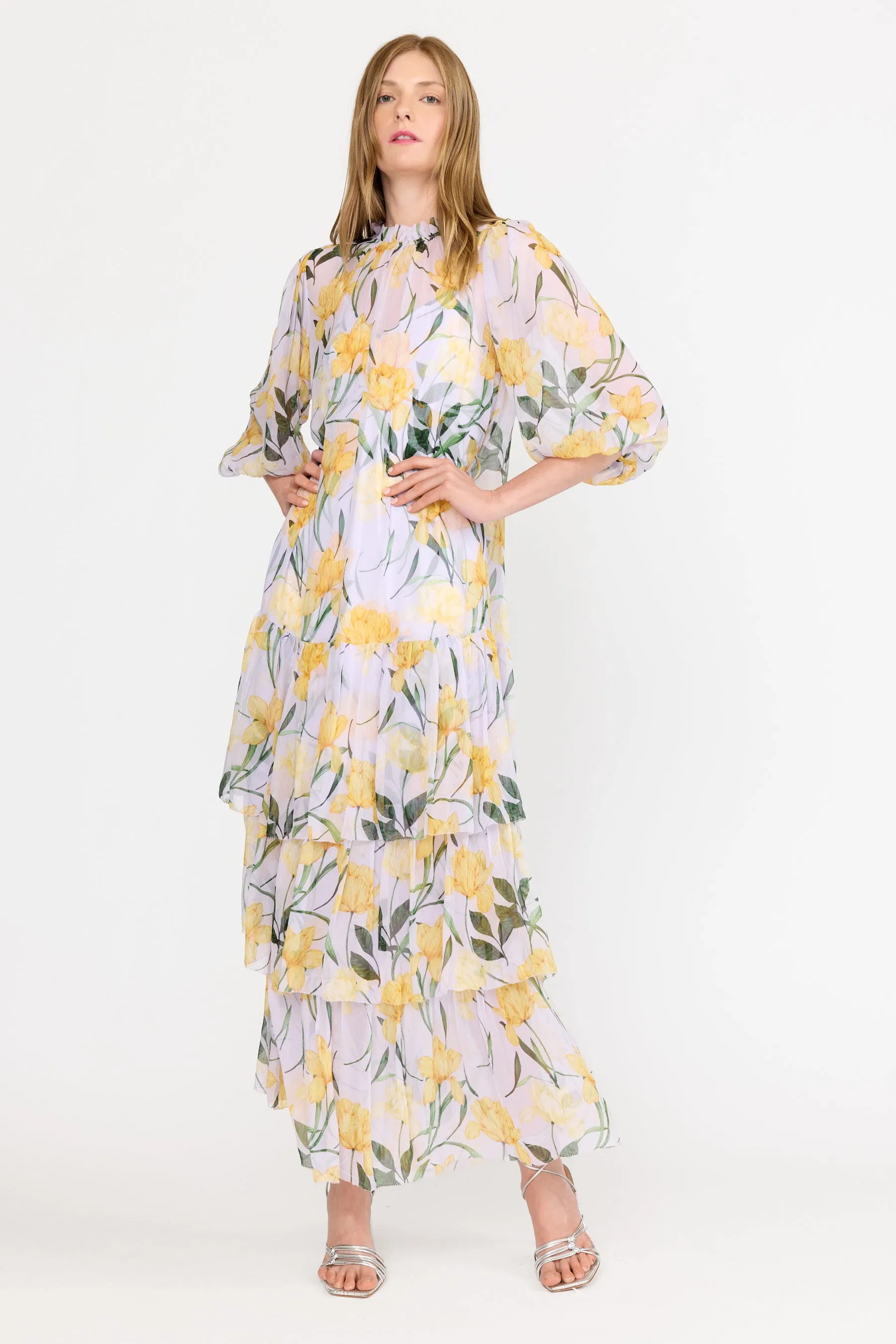 Sara Dress - Lilac Florette sold by Christy Lynn product image thumbnail 3