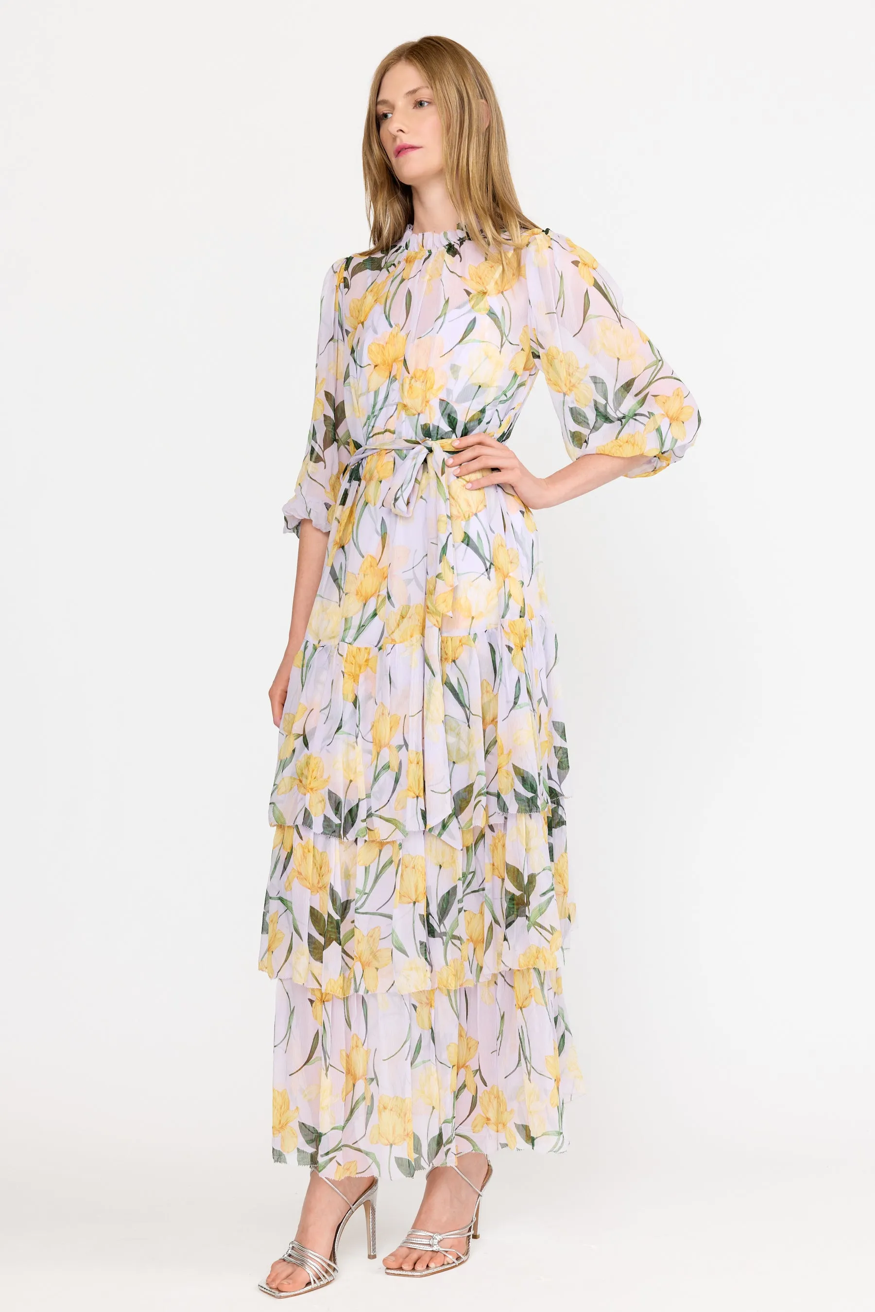 Sara Dress - Lilac Florette sold by Christy Lynn product image thumbnail 4