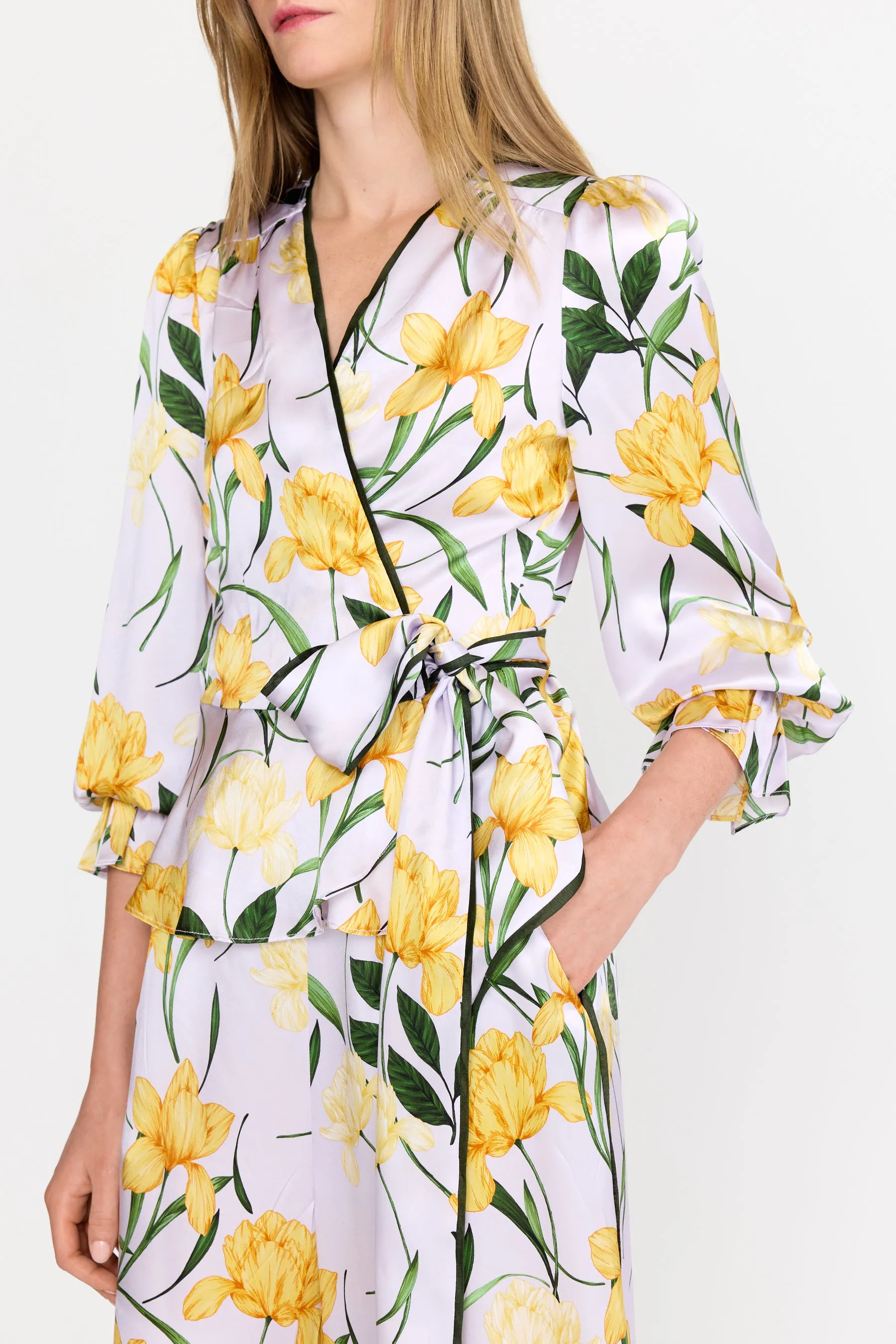 Monica Top - Lilac Florette sold by Christy Lynn