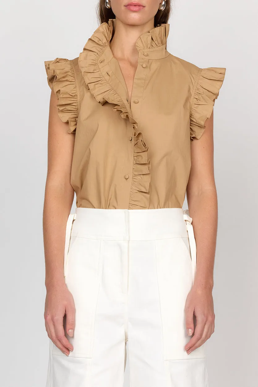 Marfa Top - Khaki sold by Christy Lynn