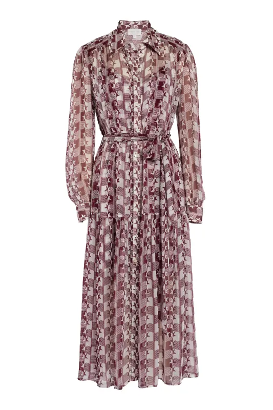 Kristen Dress - Burgundy Nova sold by Christy Lynn