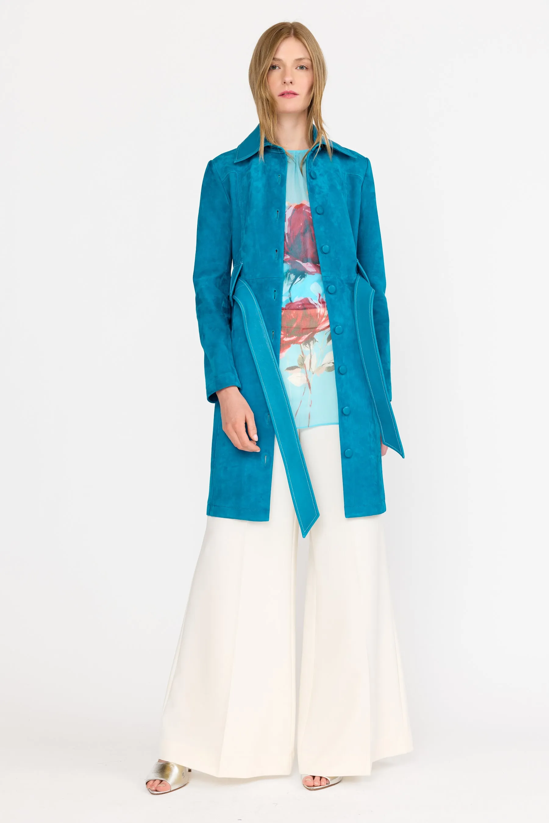 Ricci Coat - Peacock sold by Christy Lynn product image thumbnail 3