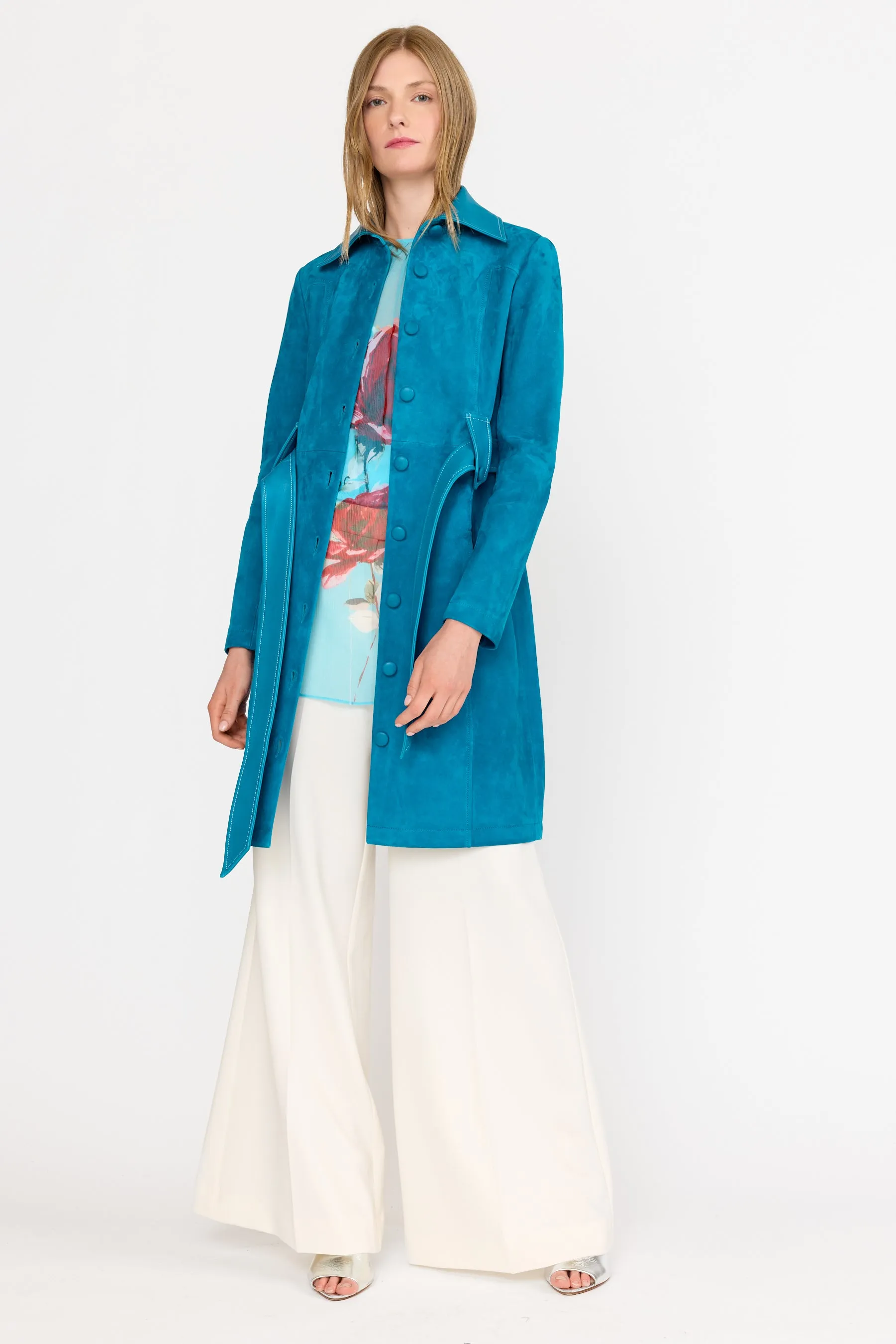 Ricci Coat - Peacock sold by Christy Lynn product image thumbnail 2