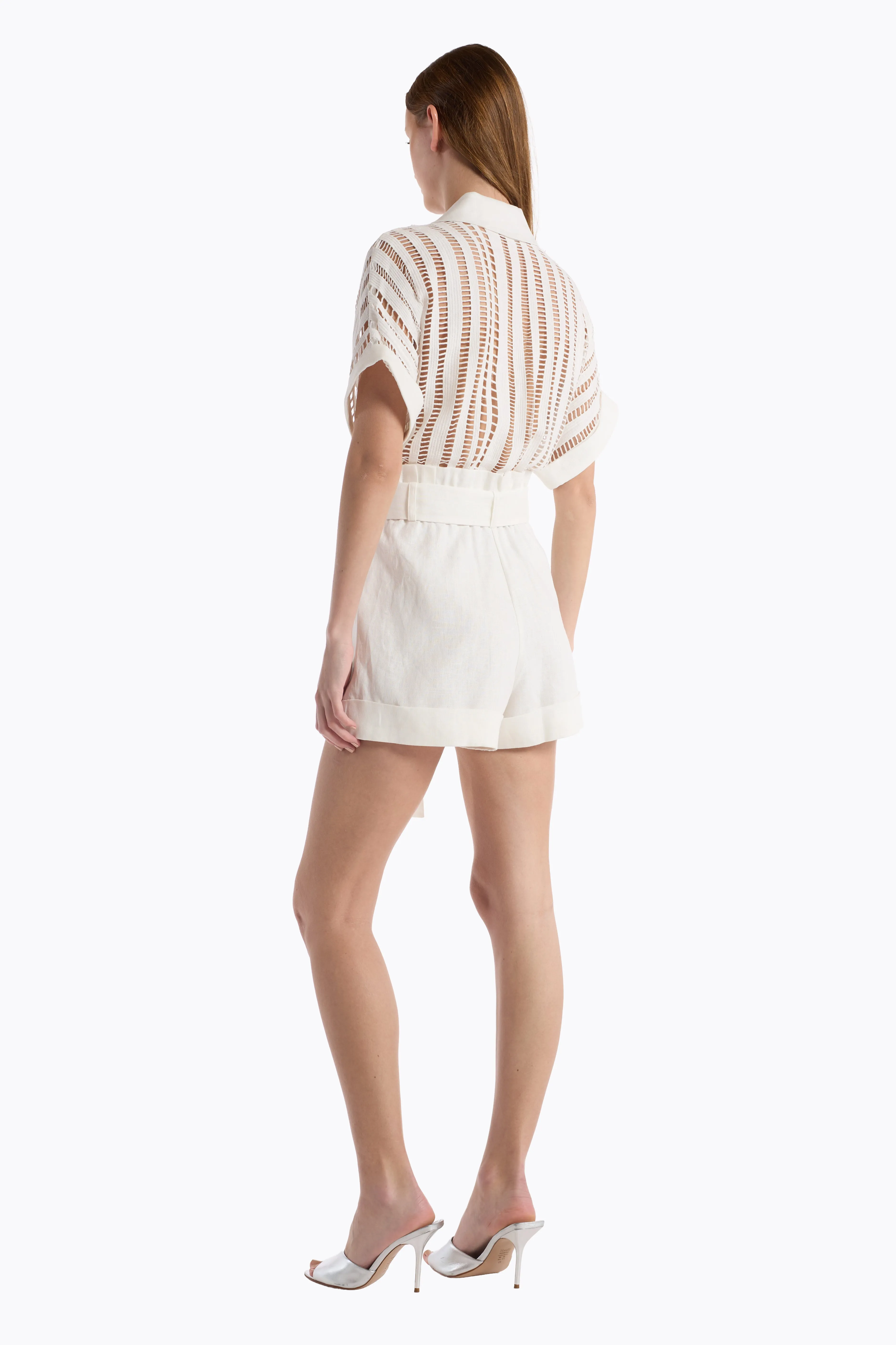Madeleine Romper - White sold by Christy Lynn product image thumbnail 4