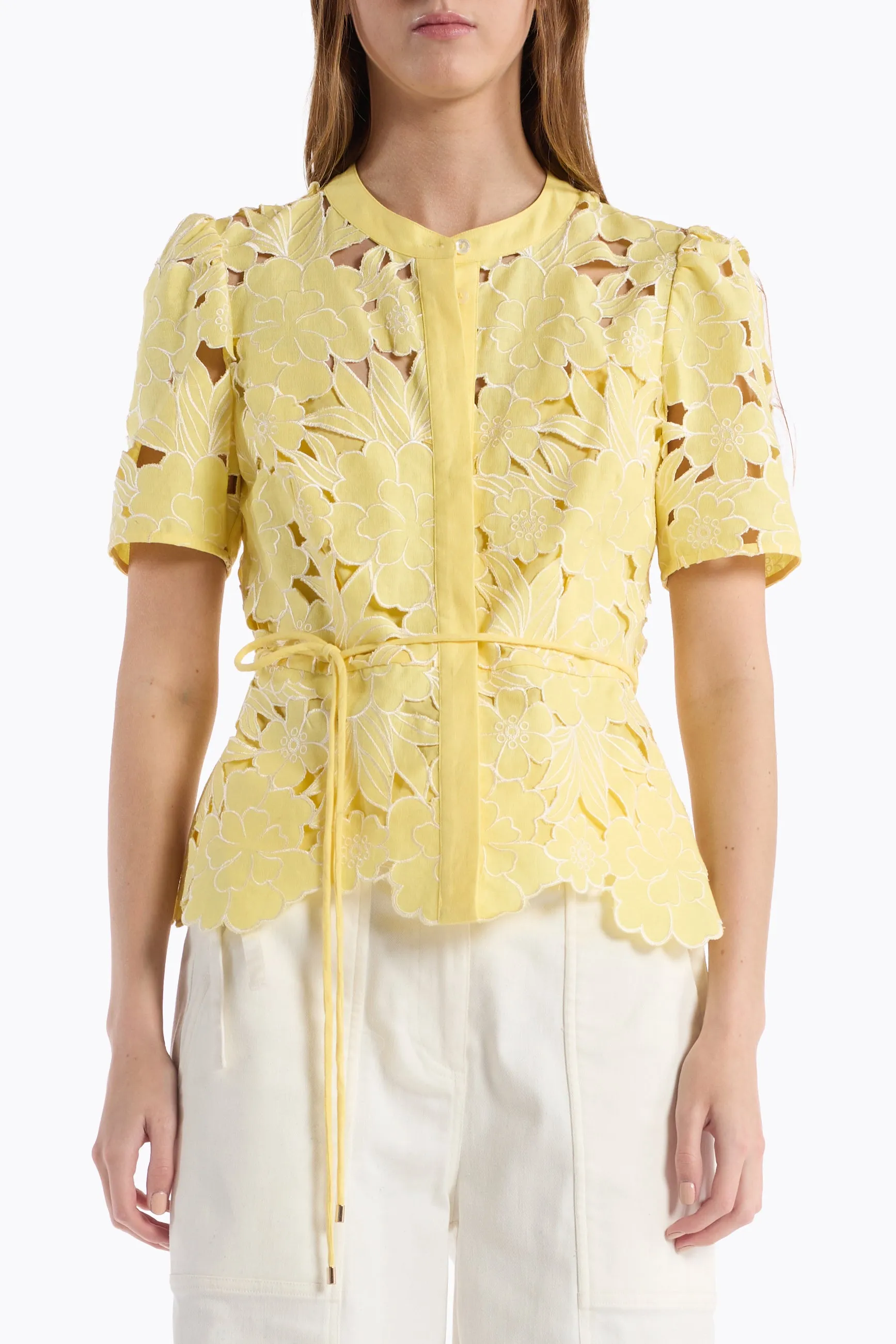 Bree Top - Lemon Magnolia sold by Christy Lynn product image thumbnail 2