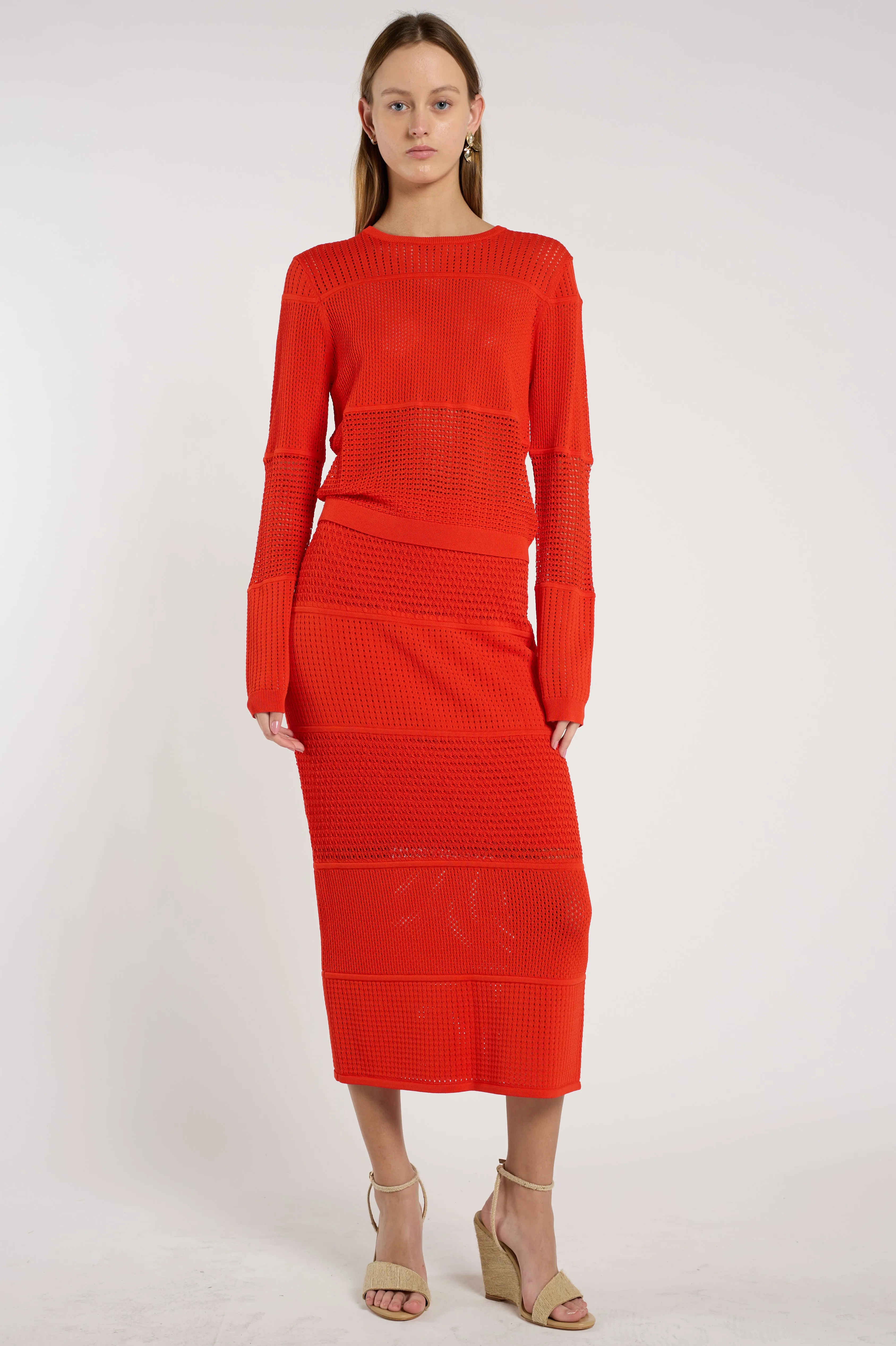 Wesley Sweater - Poppy sold by Christy Lynn product image thumbnail 2