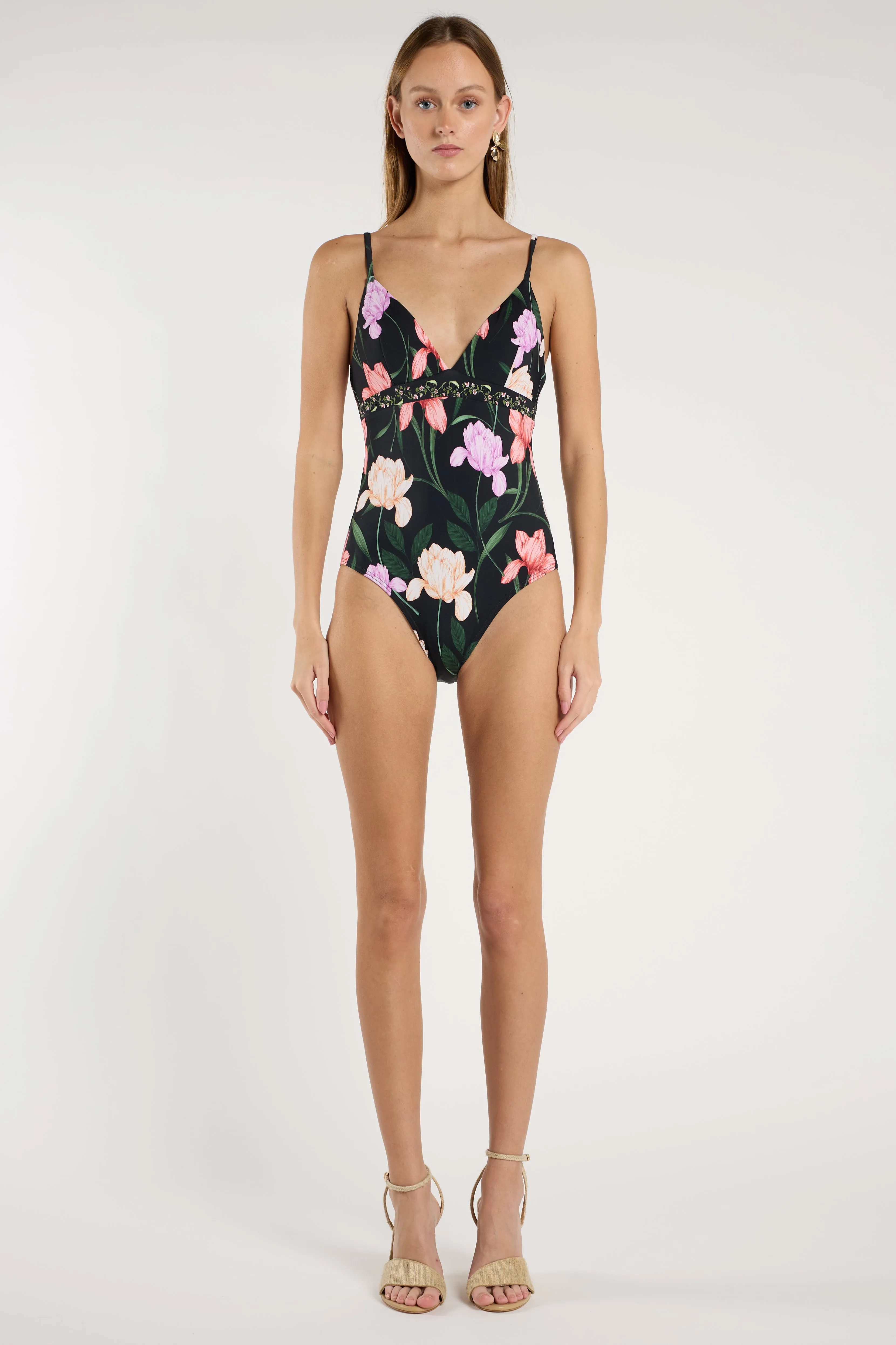 Noa One Piece - Jardin Black sold by Christy Lynn