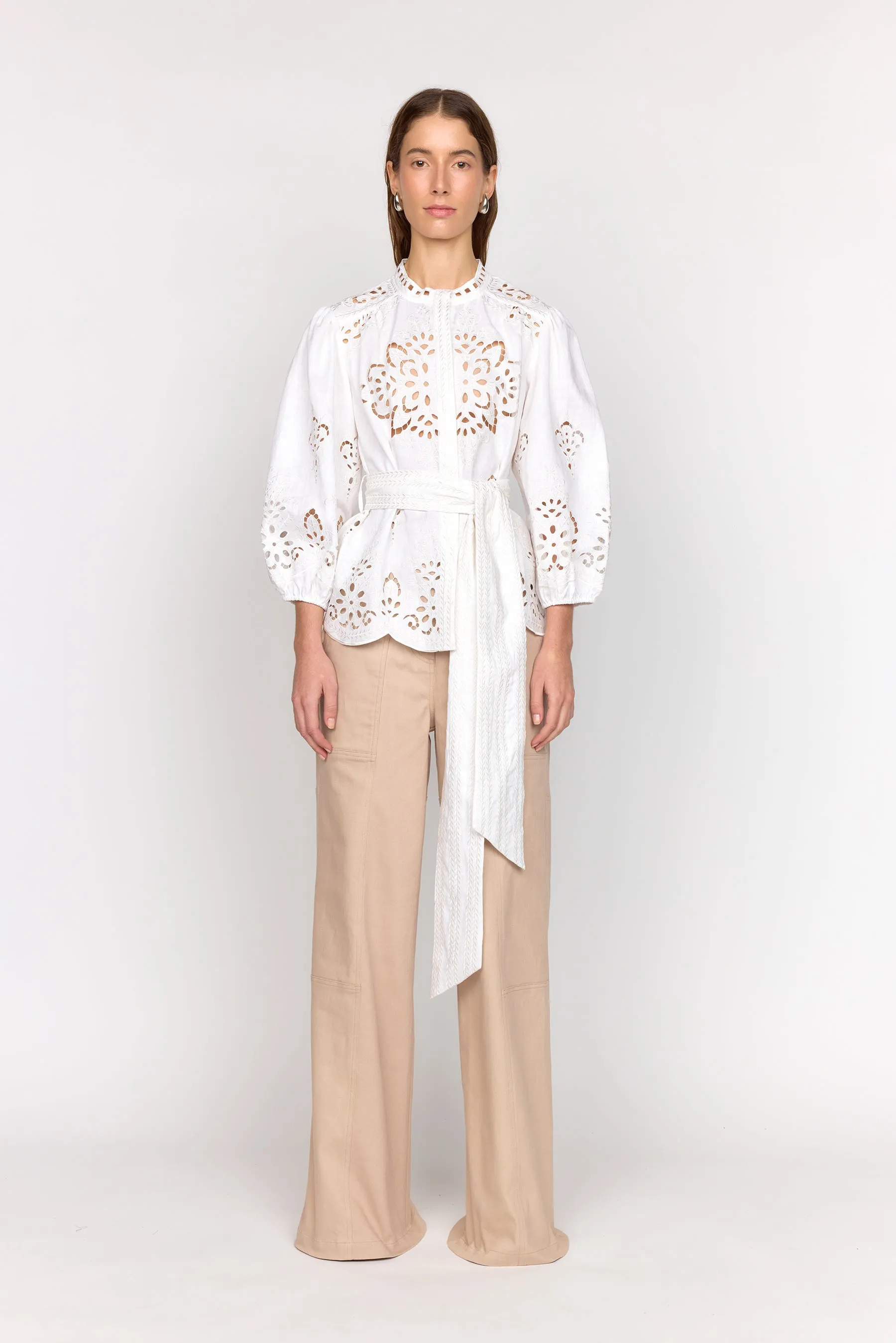 Irene Top - White sold by Christy Lynn product image thumbnail 2