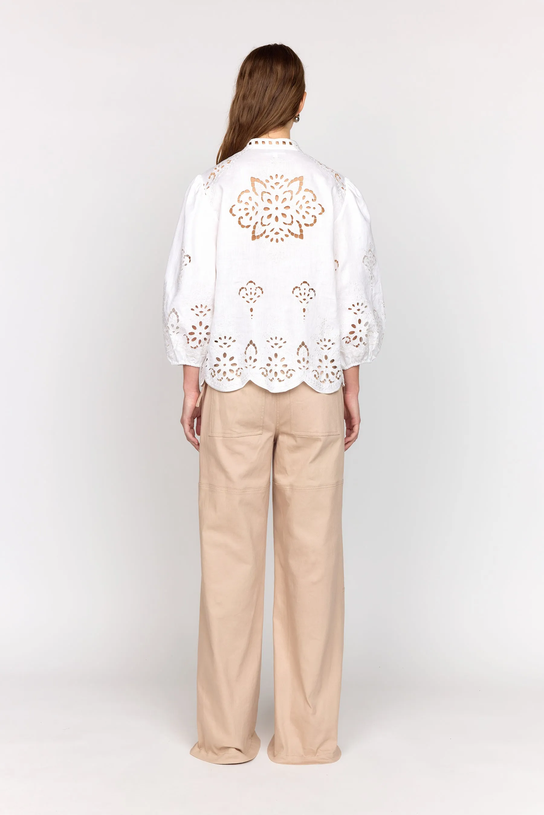 Irene Top - White sold by Christy Lynn product image thumbnail 4