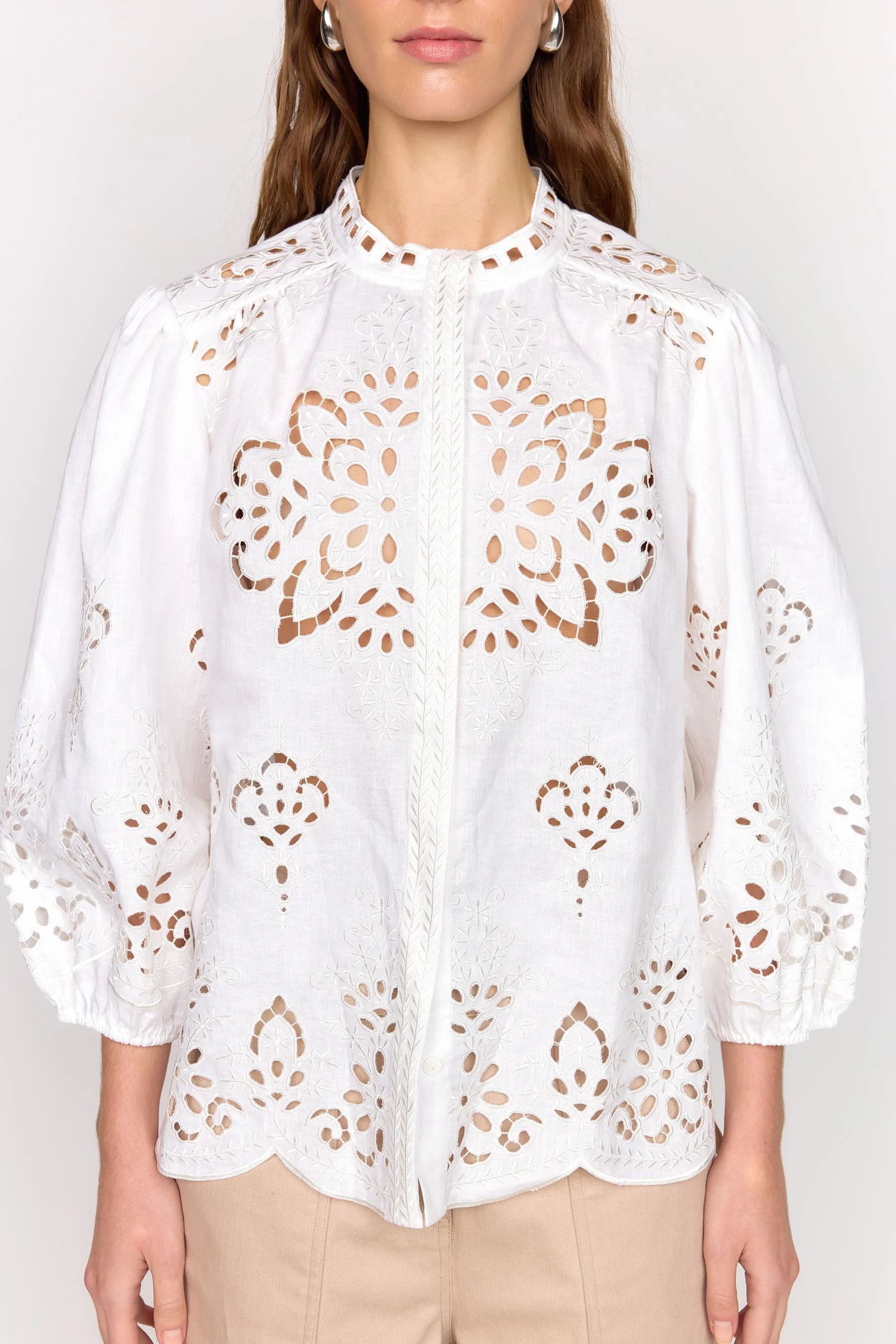 Irene Top - White sold by Christy Lynn