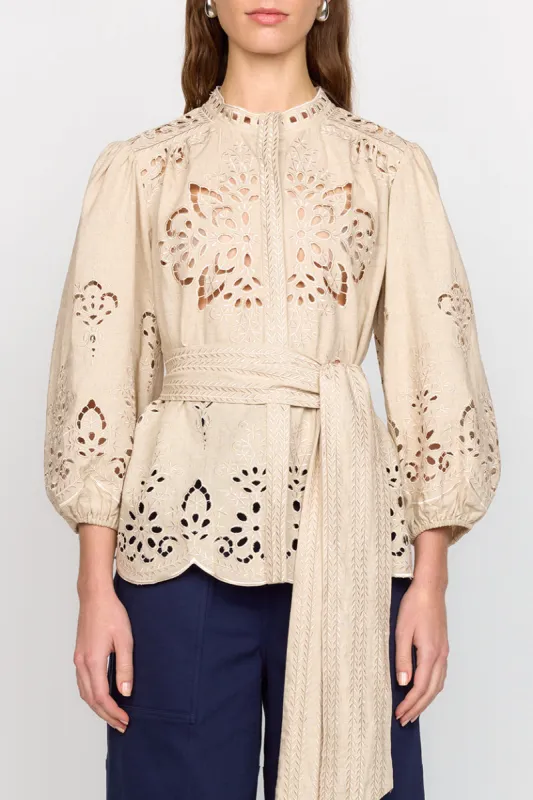 Irene Top - Khaki sold by Christy Lynn