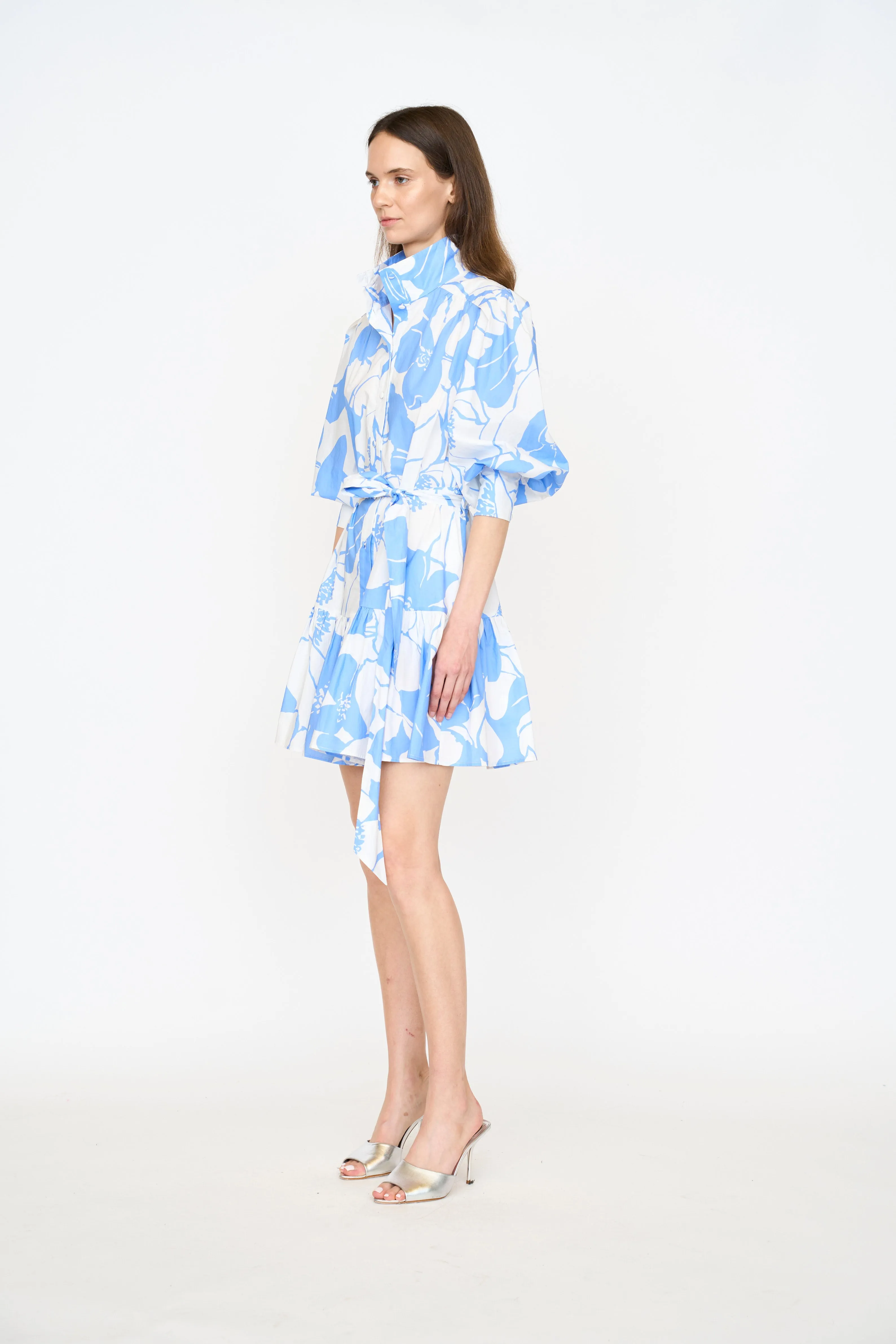 Emi Dress - Blue Chelsea Floral sold by Christy Lynn product image thumbnail 4