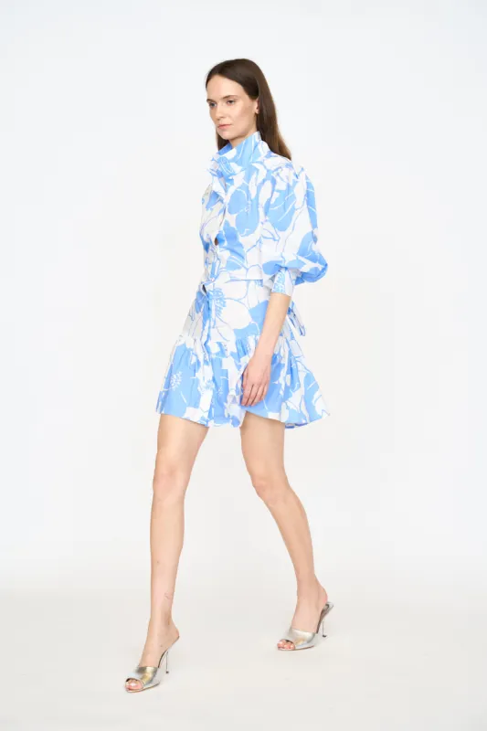 Emi Dress - Blue Chelsea Floral sold by Christy Lynn