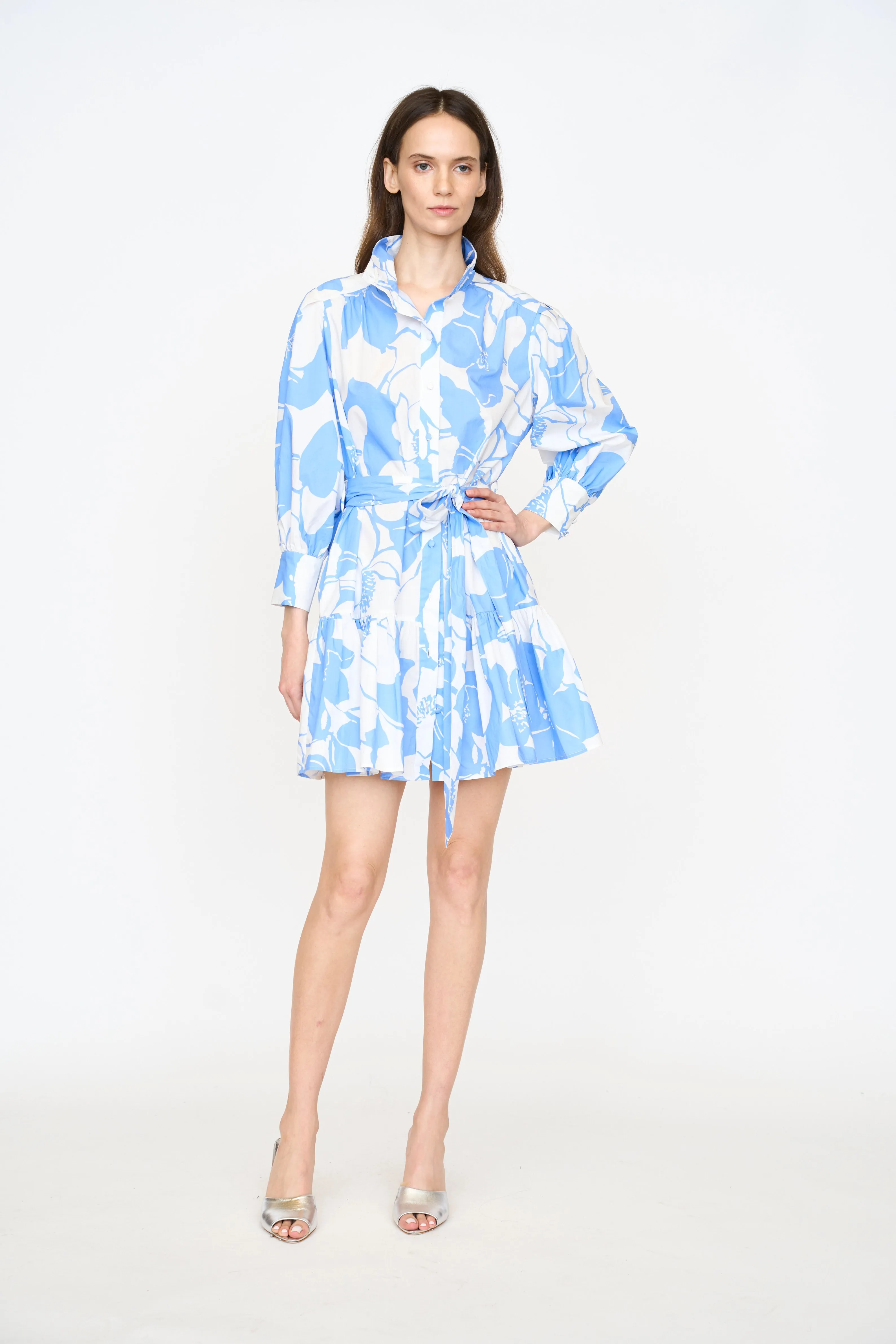 Emi Dress - Blue Chelsea Floral sold by Christy Lynn product image thumbnail 2