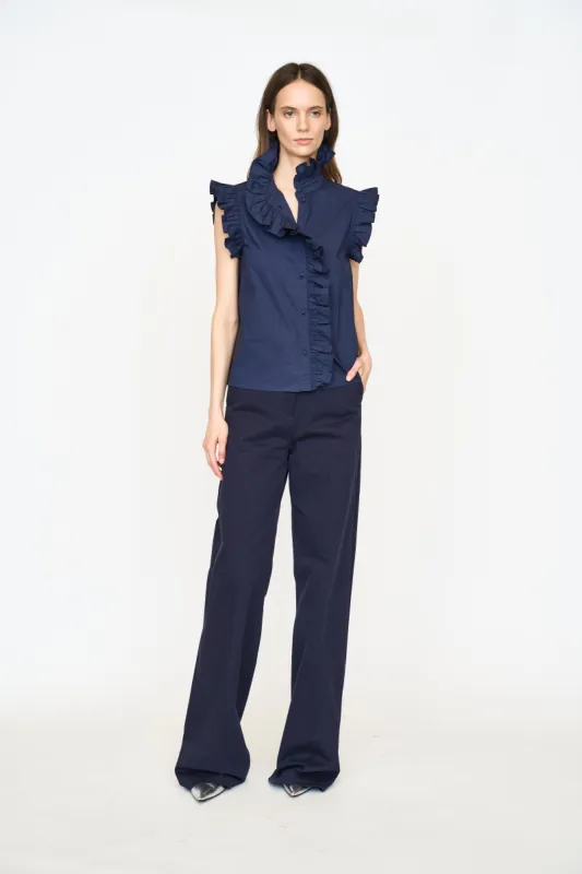 Marfa Top - Navy sold by Christy Lynn