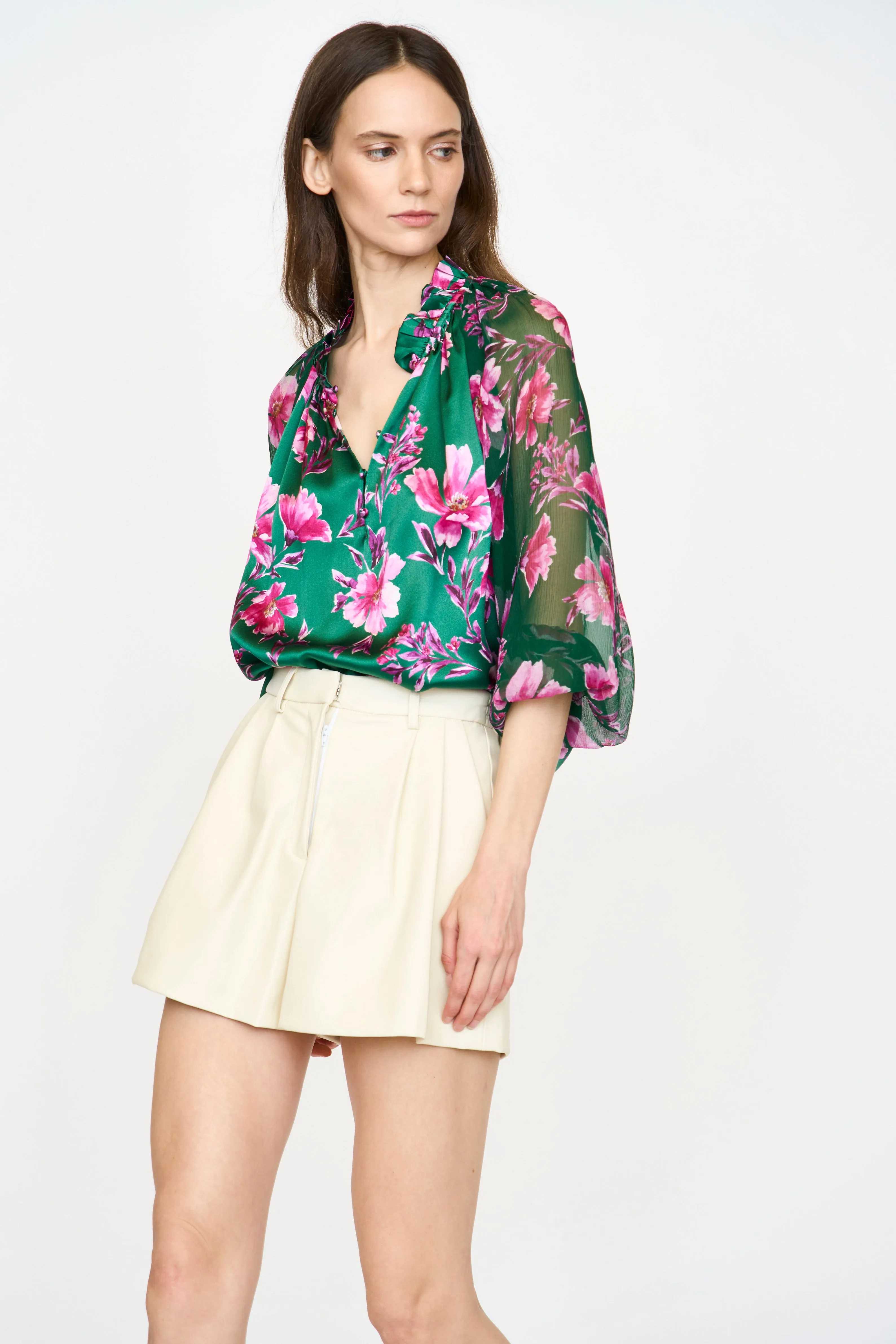 Karla Blouse - Pink Poinsettia sold by Christy Lynn product image thumbnail 2